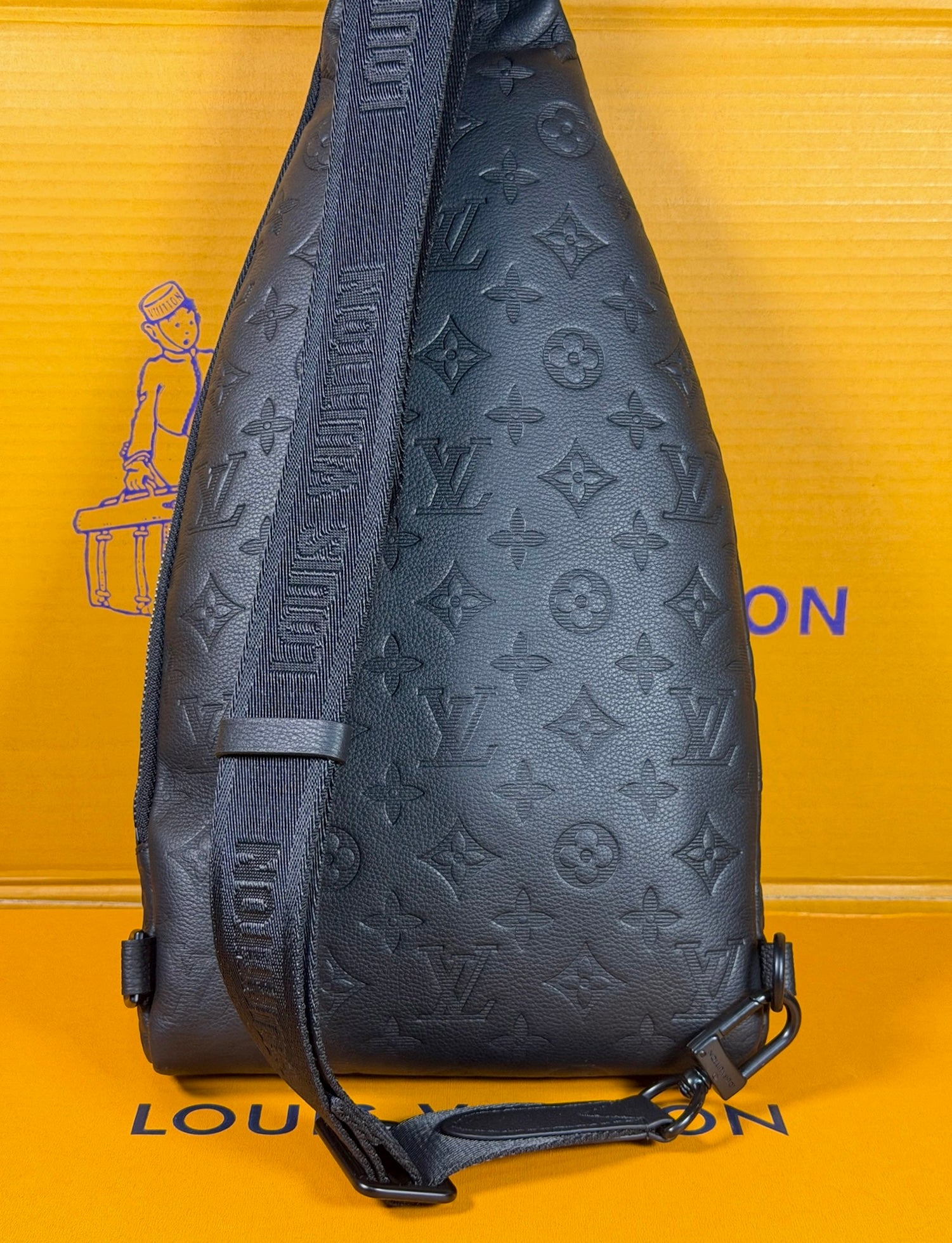 Louis Vuitton Black Bolsa Hombre