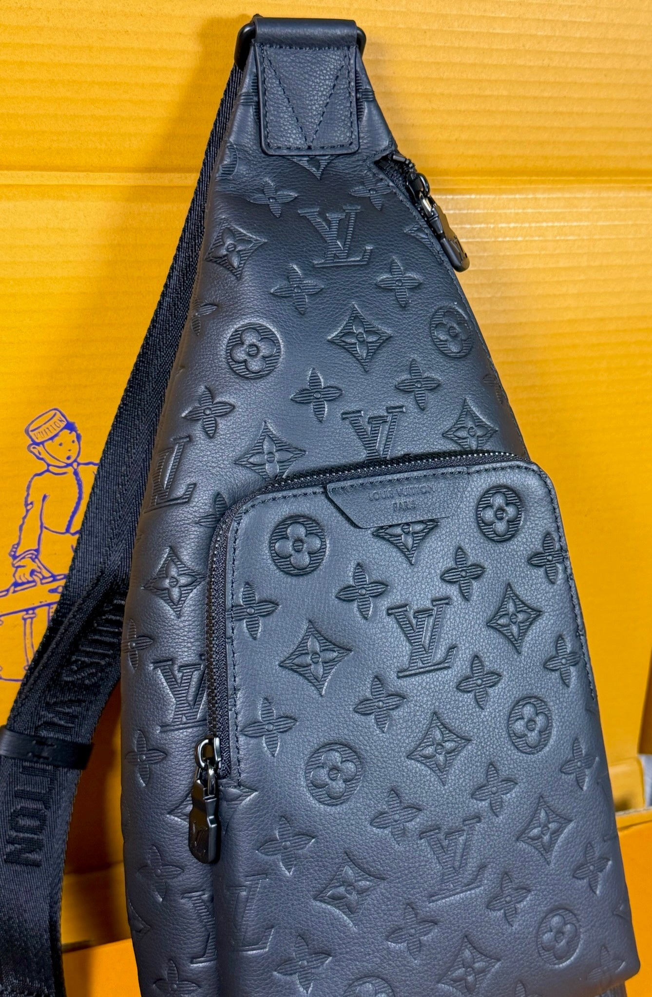 Louis Vuitton Black Bolsa Hombre
