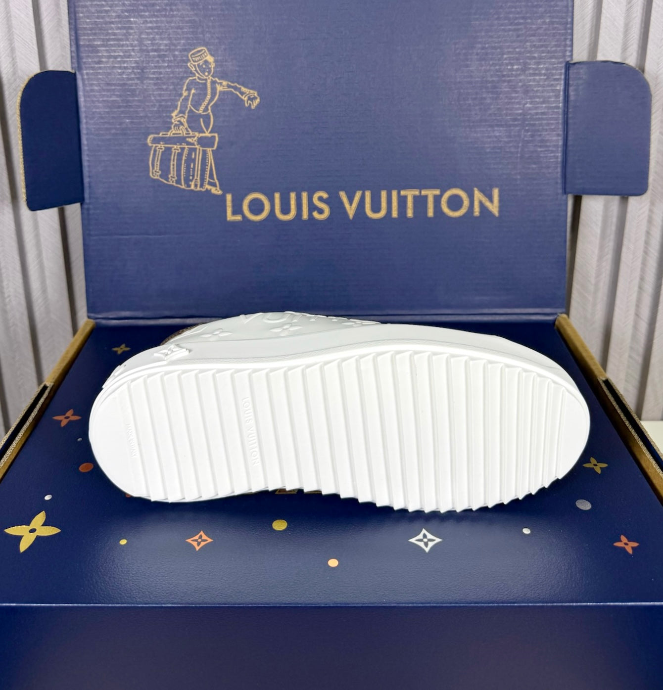 Tenis Dama Louis Vuitton LV Maxi Trainer White