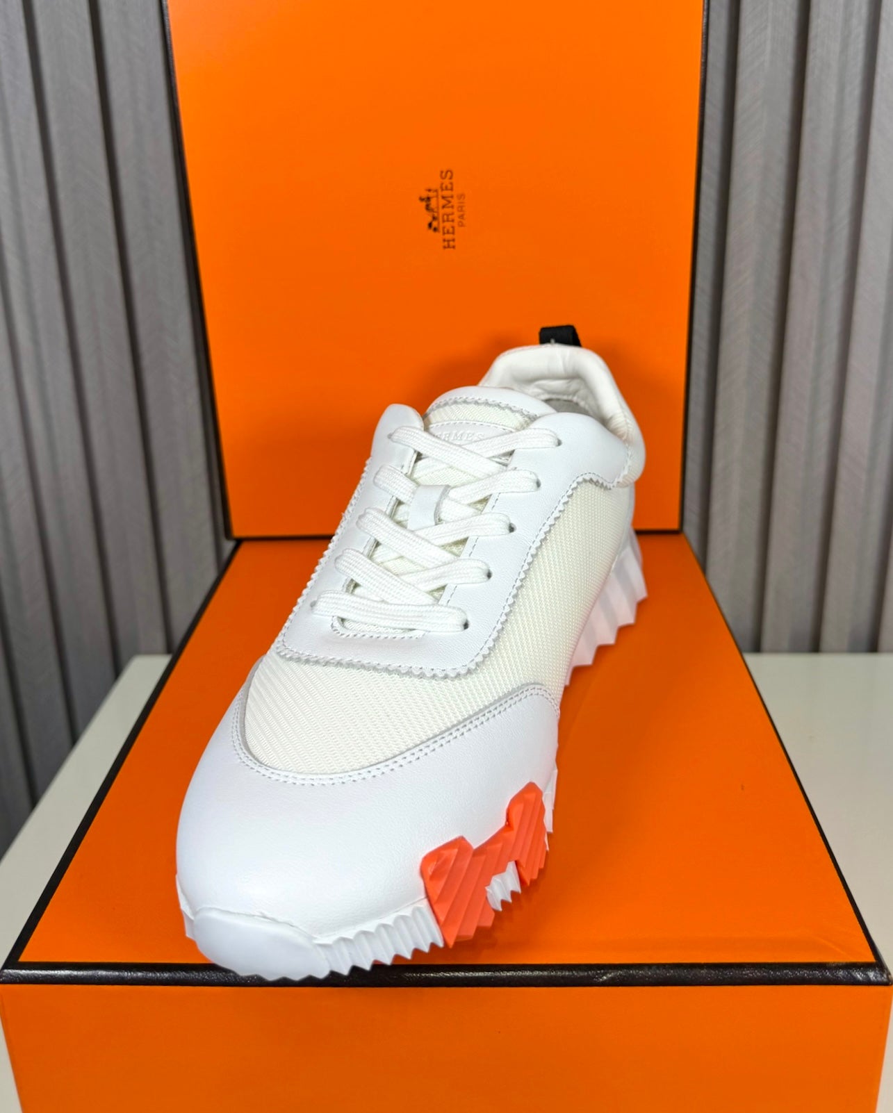 Tenis Hermes Bouncing White