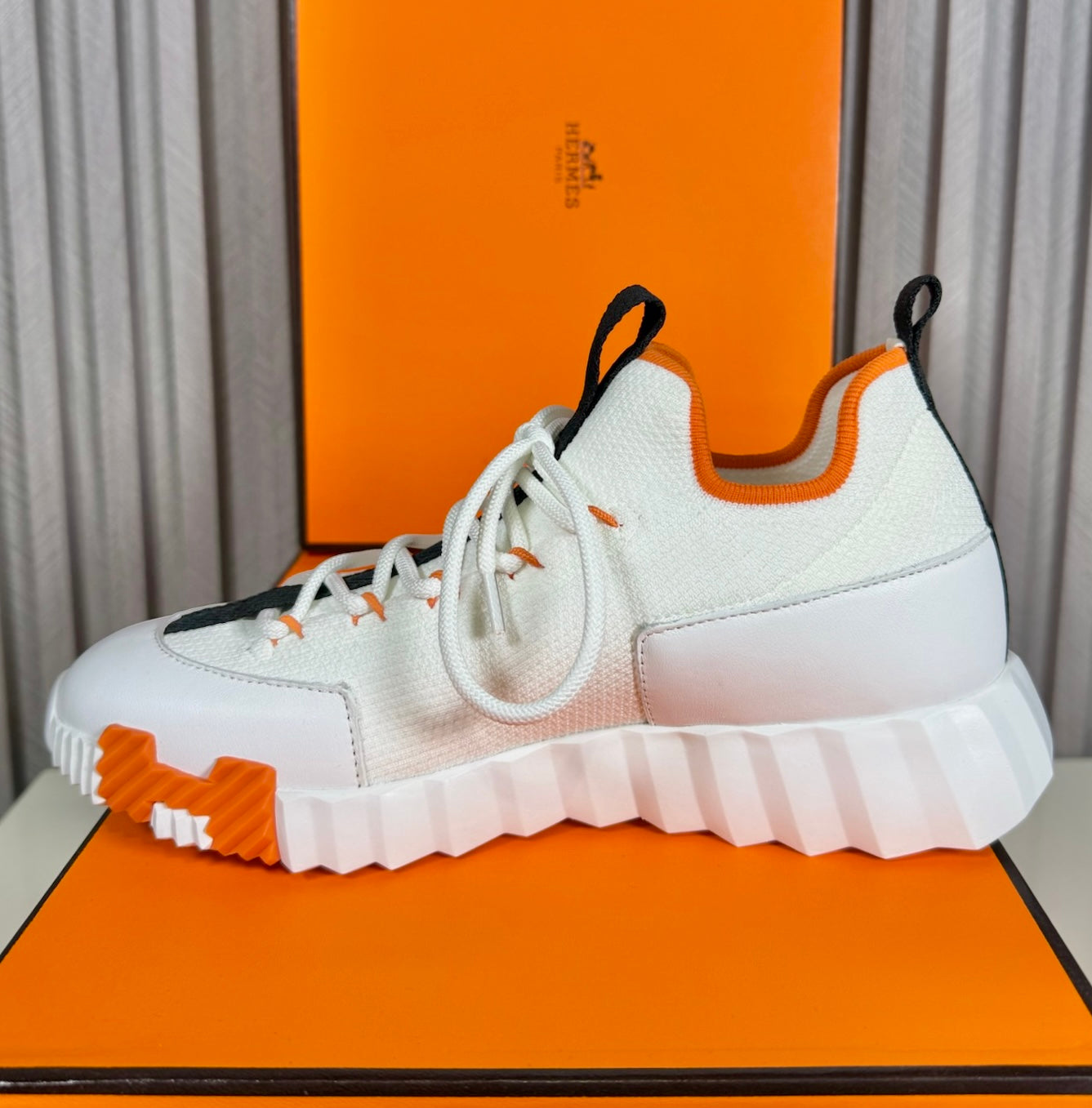 Tenis Dama Hermes Bouncing White