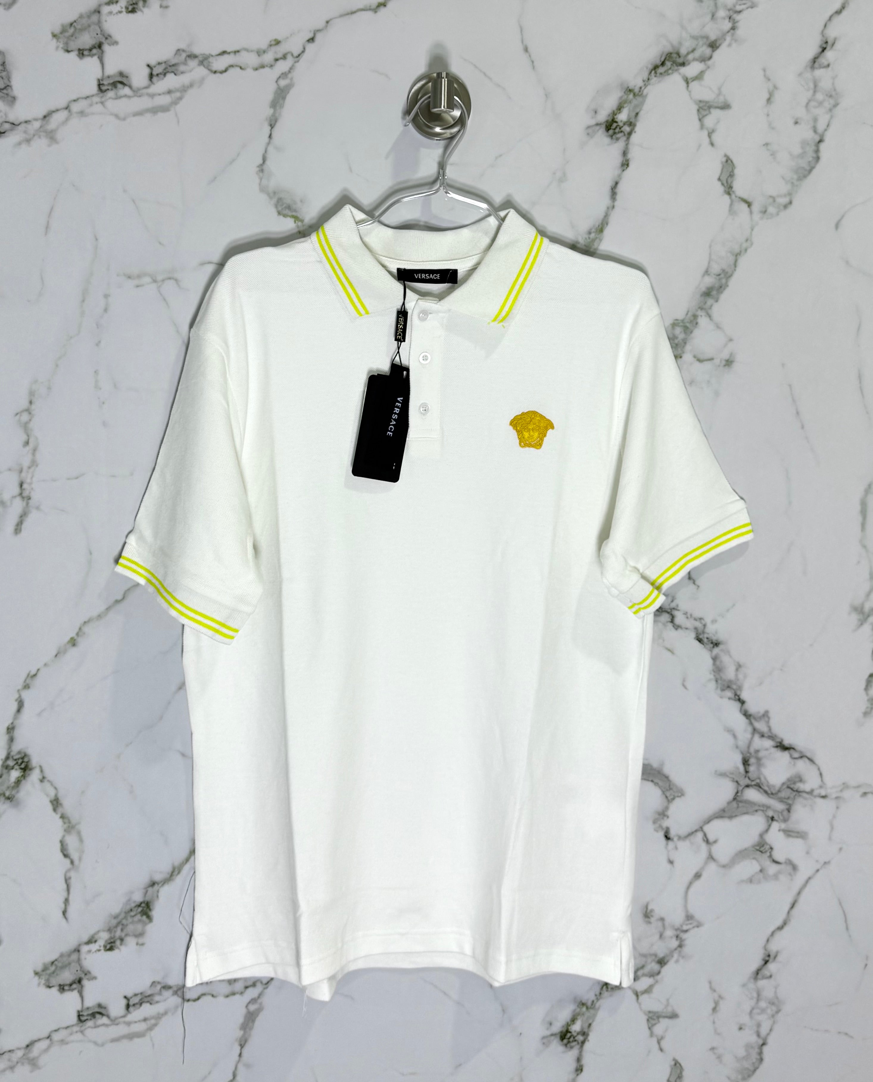 VERSACE Tipo Polo Algodon Blanco