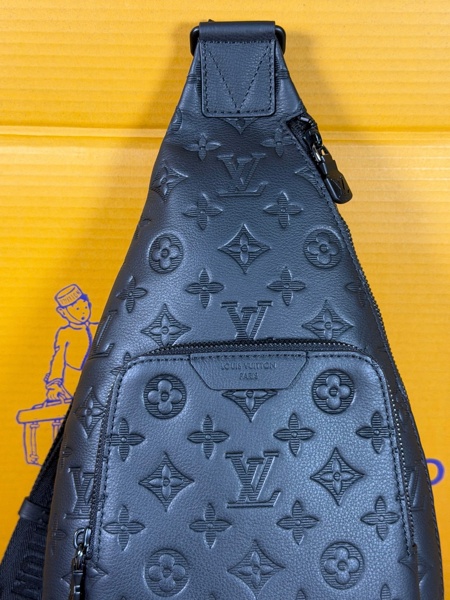 Louis Vuitton Black Bolsa Hombre