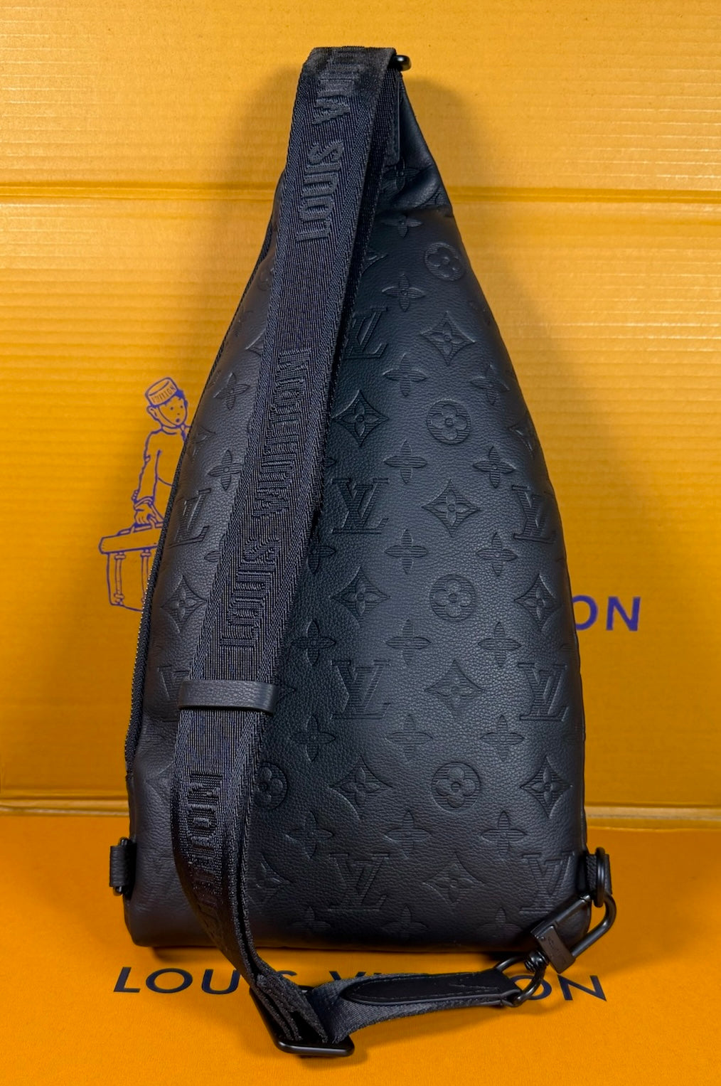 Louis Vuitton Black Bolsa Hombre