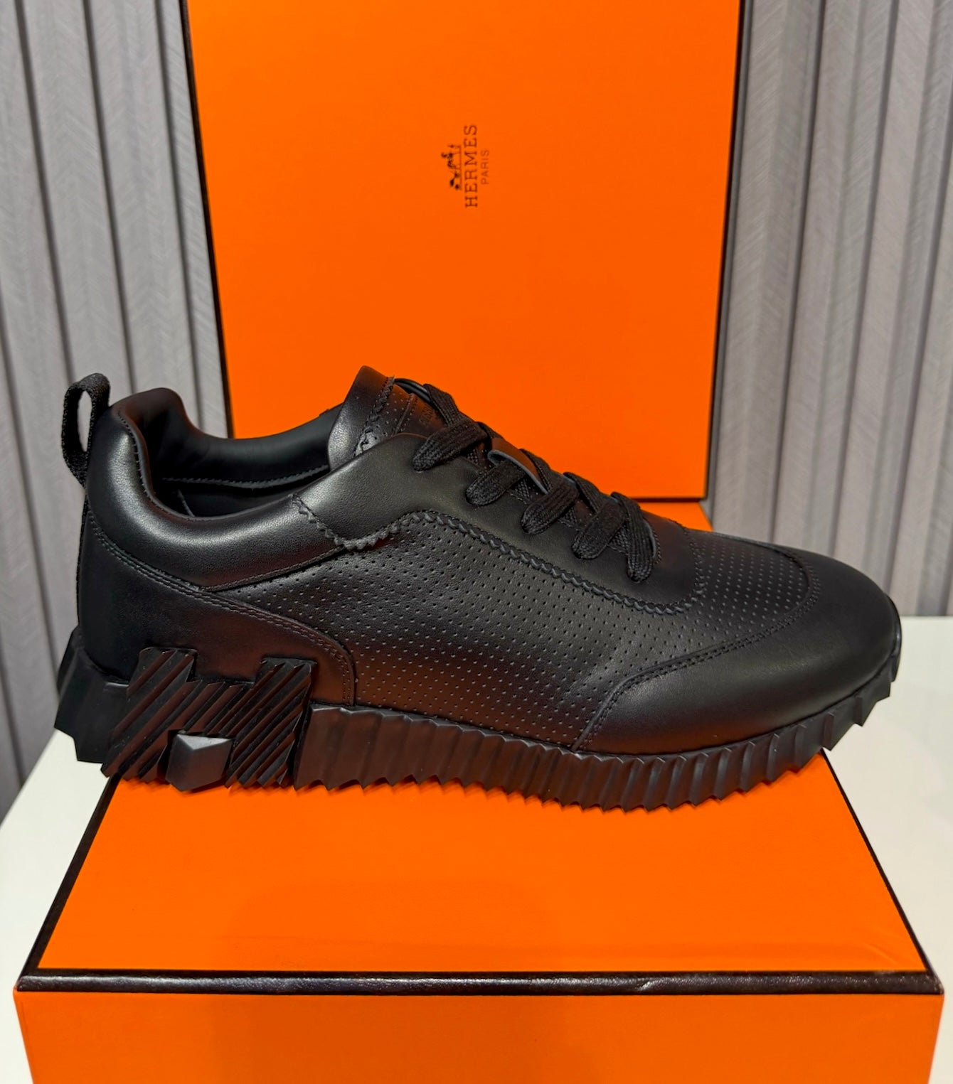 Tenis Hermes Bouncing Black