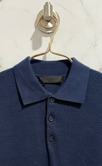 PRADA Polo Calidad Alta Azul
