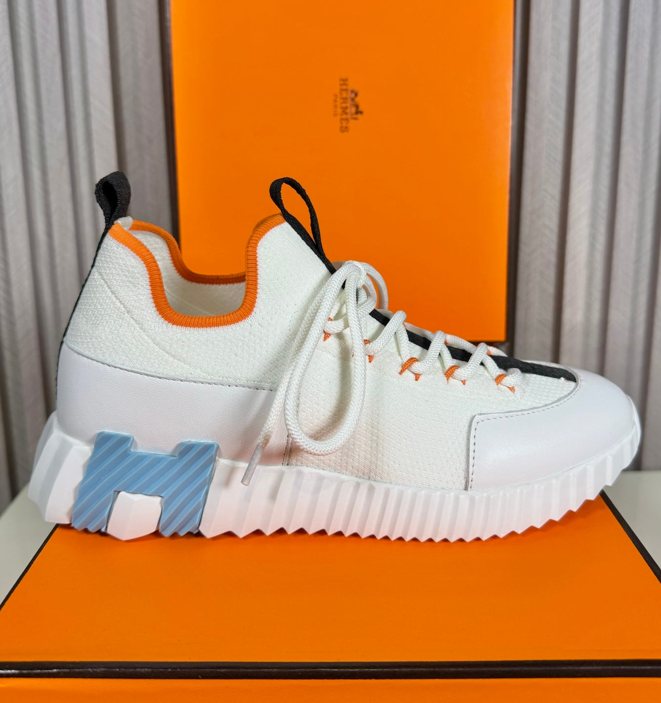 Tenis Dama Hermes Bouncing White