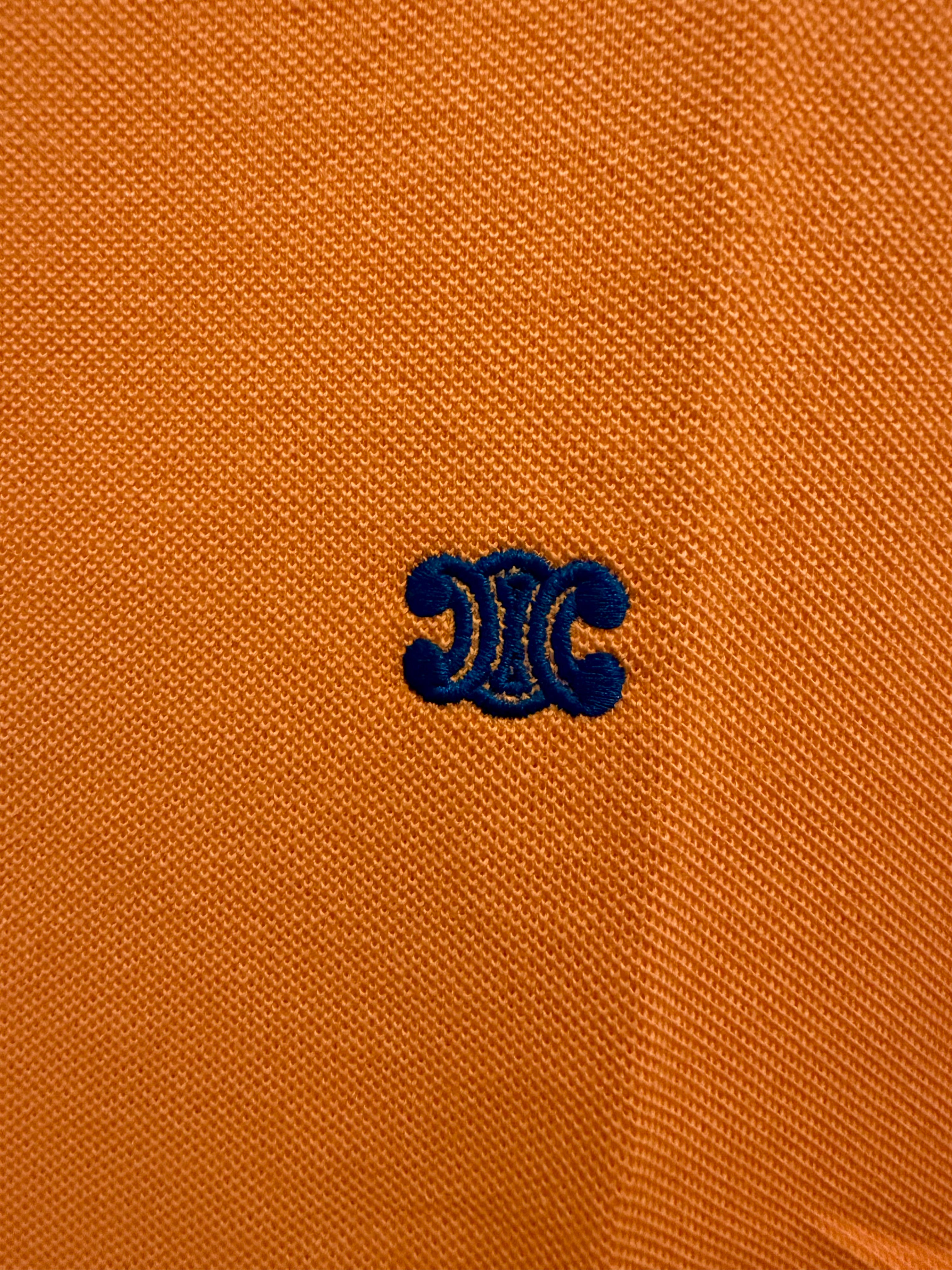 CELINE Tipo Polo Algodón Naranja