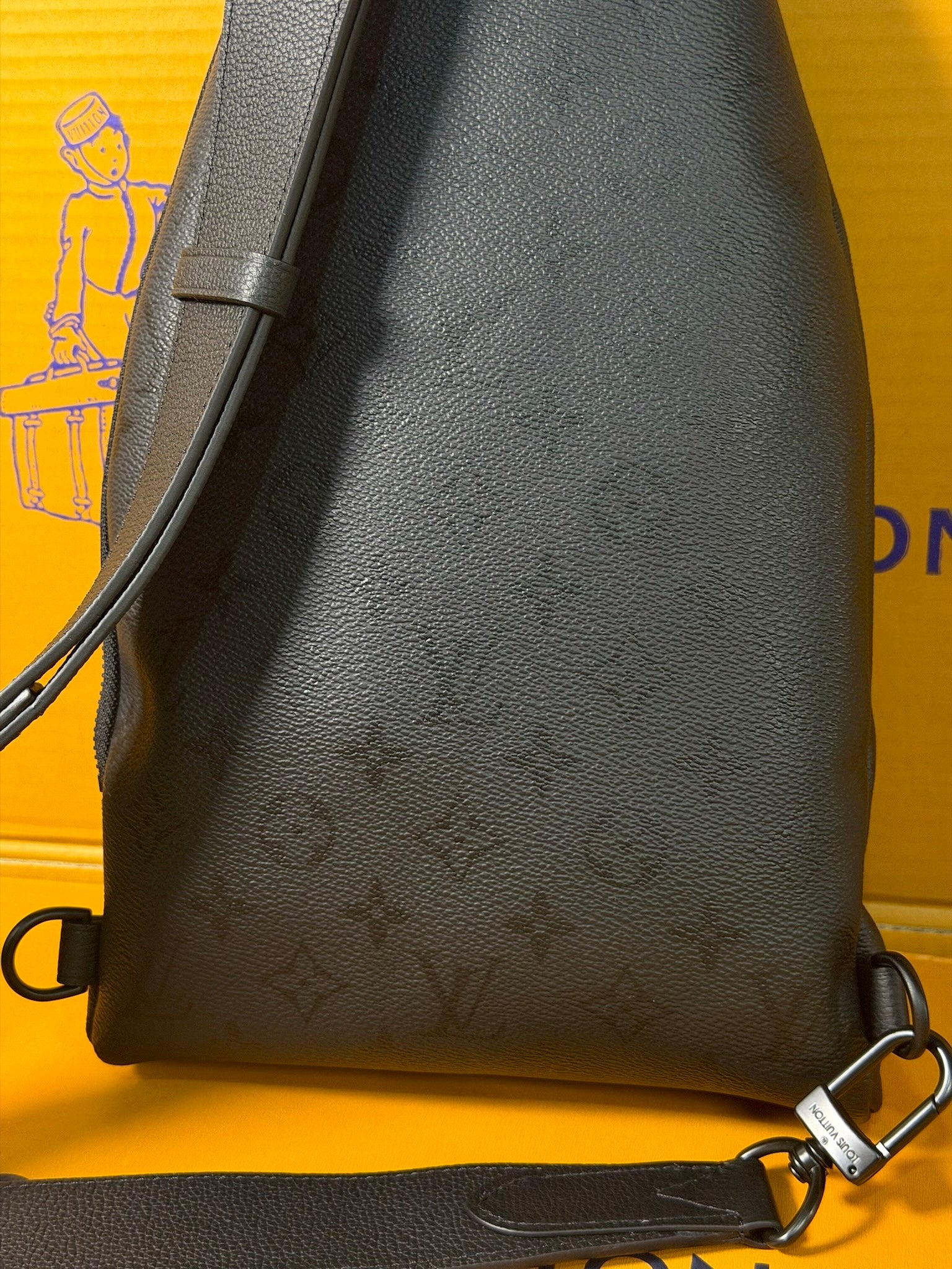 Louis Vuitton Black Bolsa Hombre