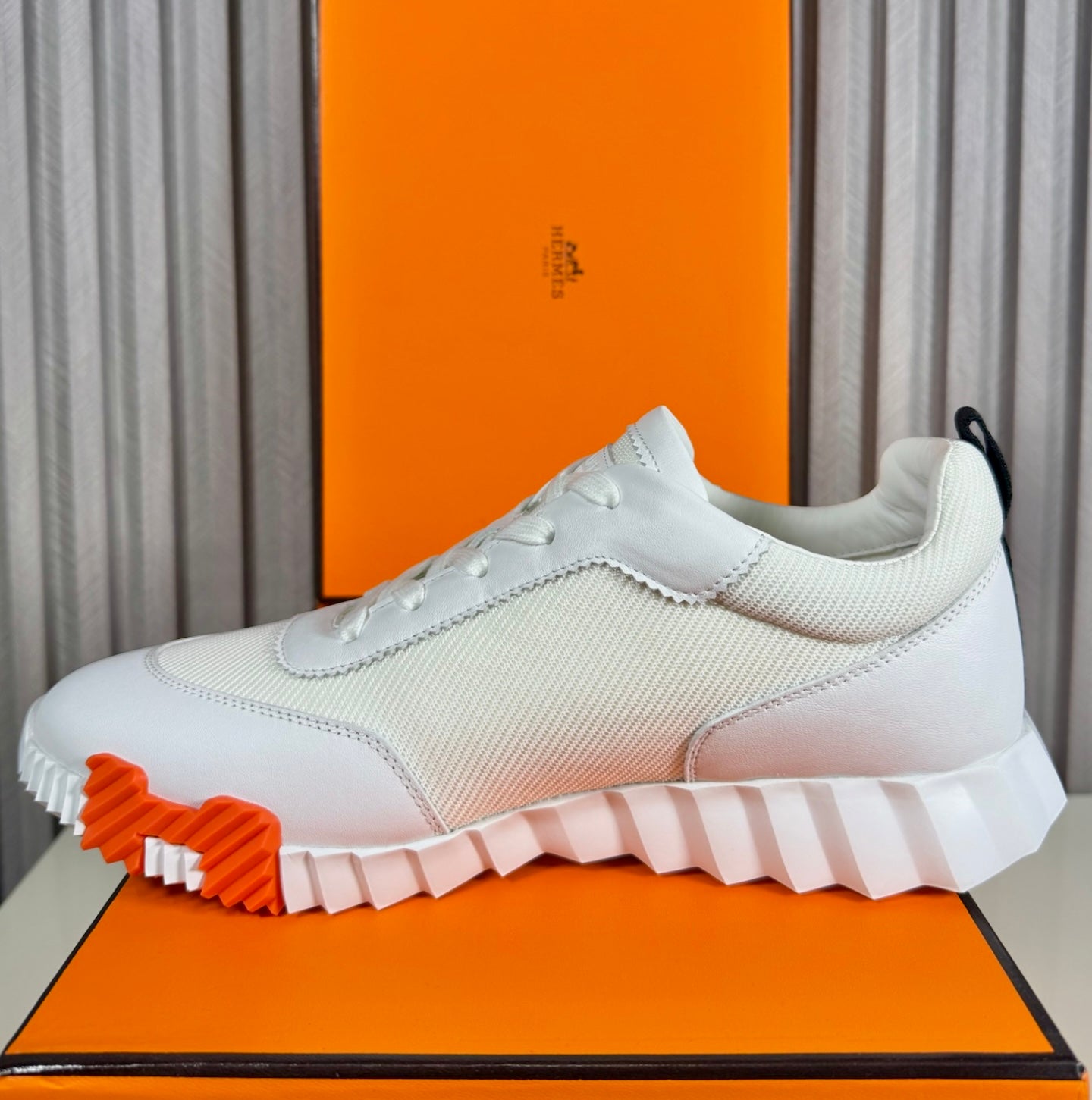 Tenis Hermes Bouncing White