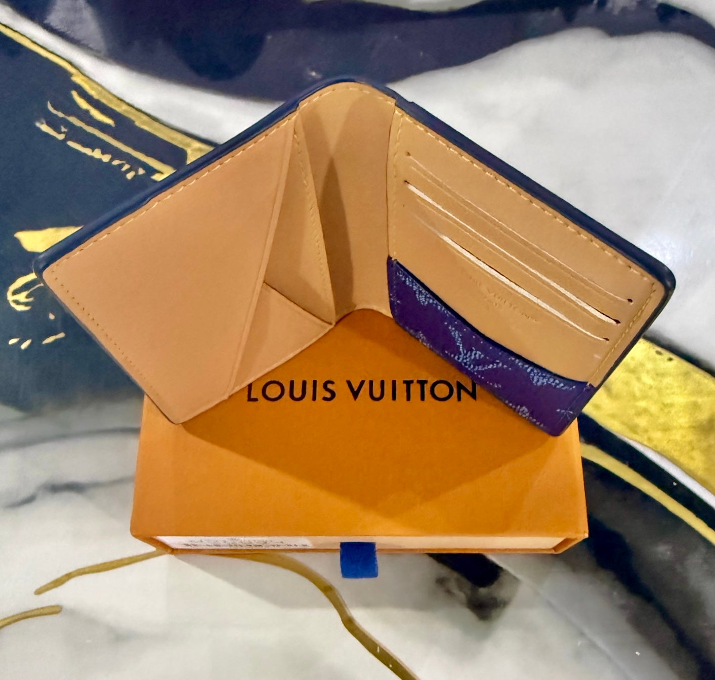 Cartera Louis Vuitton LV Azul