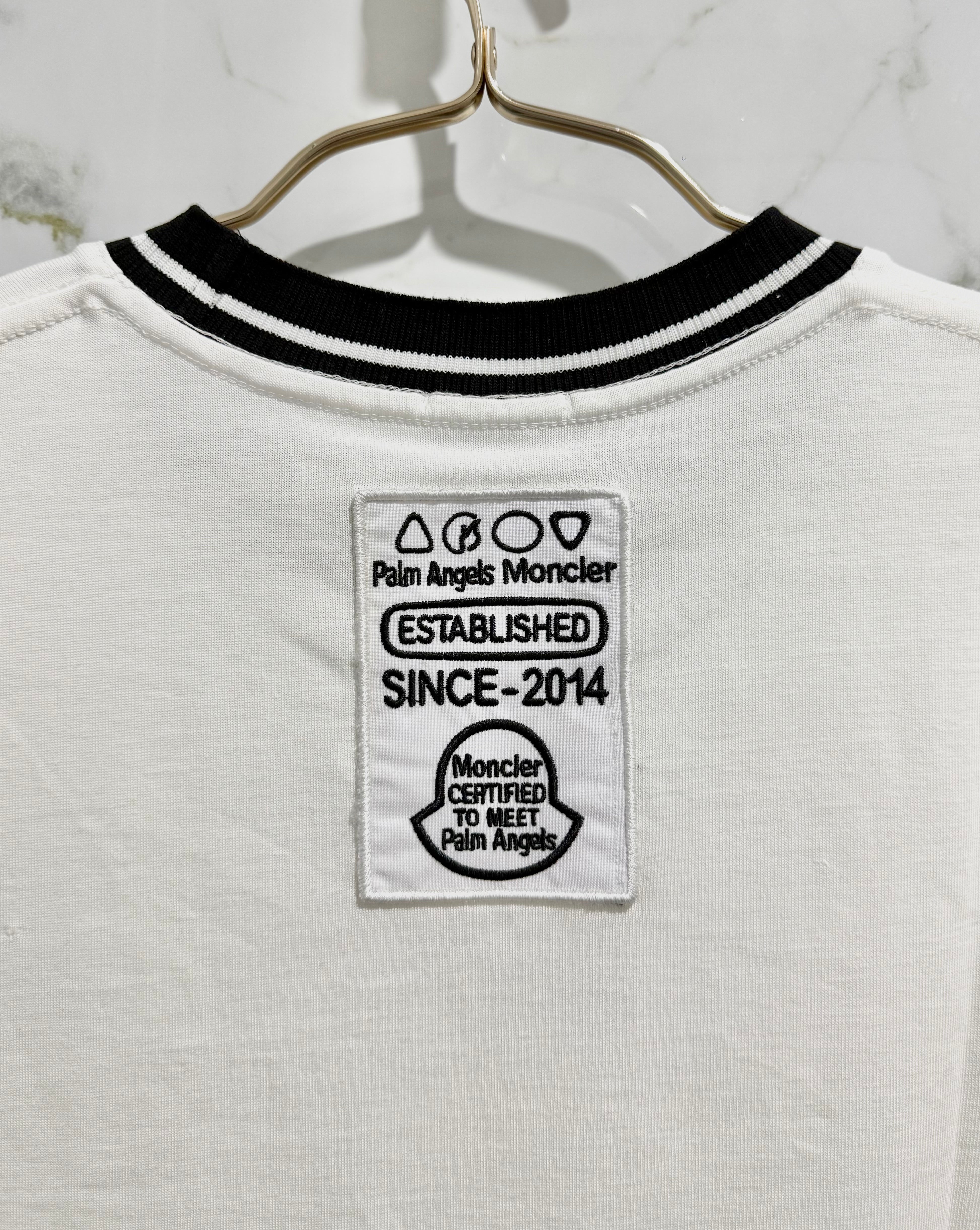 Palm Angels x Moncler Calidad Alta Blanco
