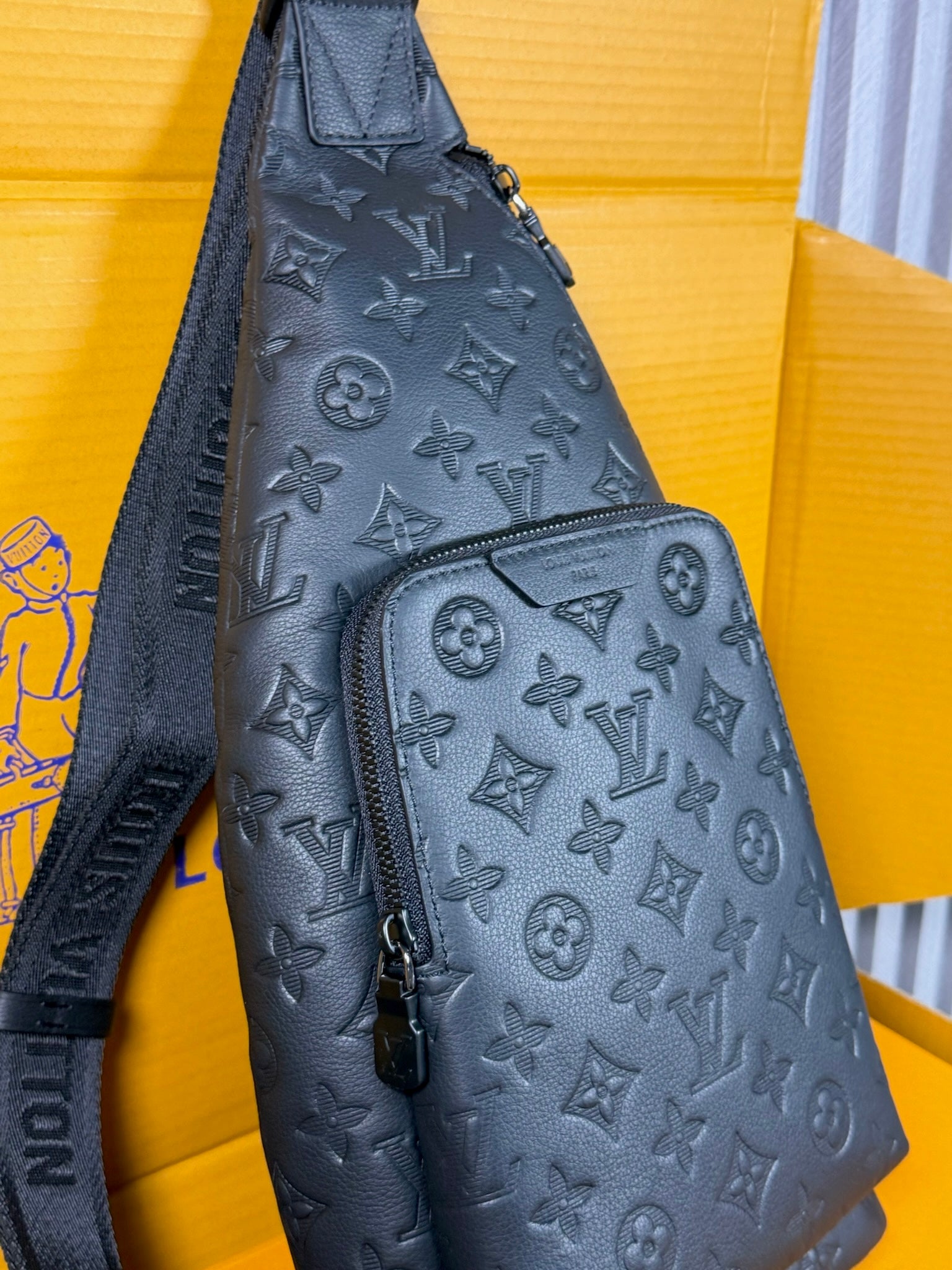 Louis Vuitton Black Bolsa Hombre