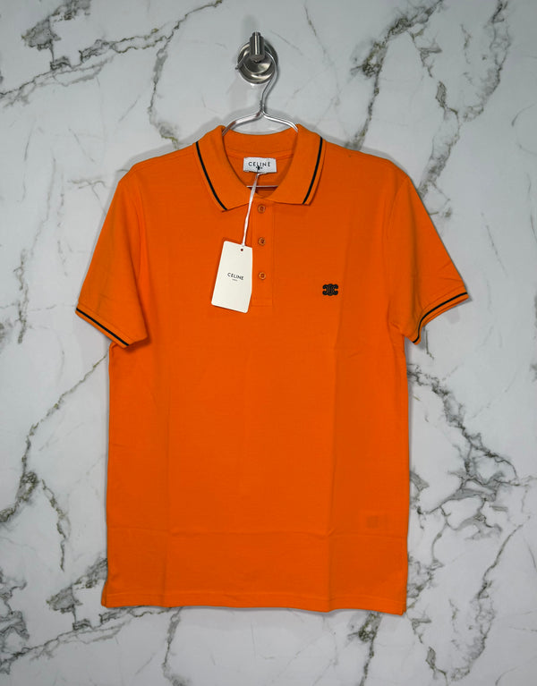 CELINE Tipo Polo Algodón Naranja