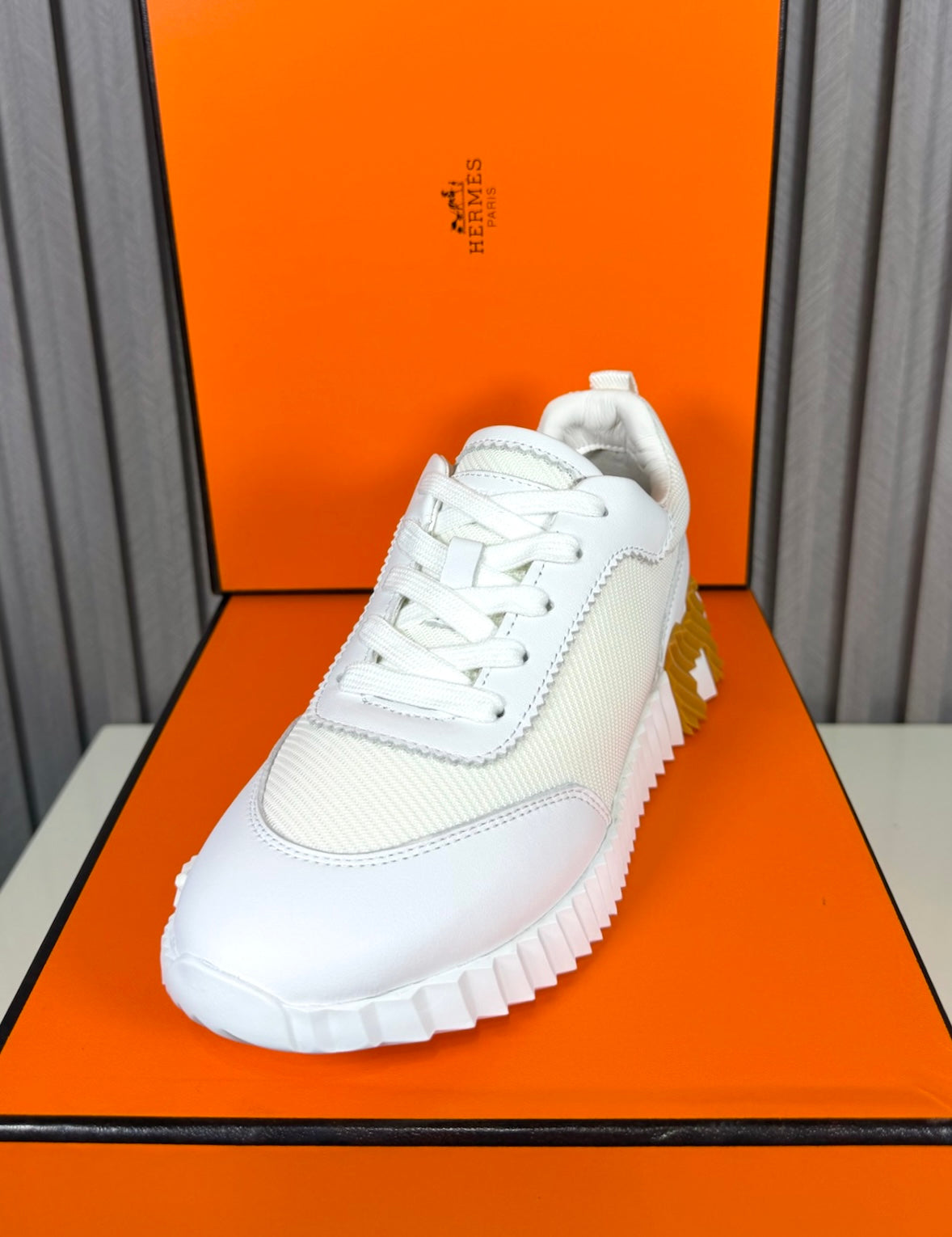 Tenis Dama Hermes Bouncing White
