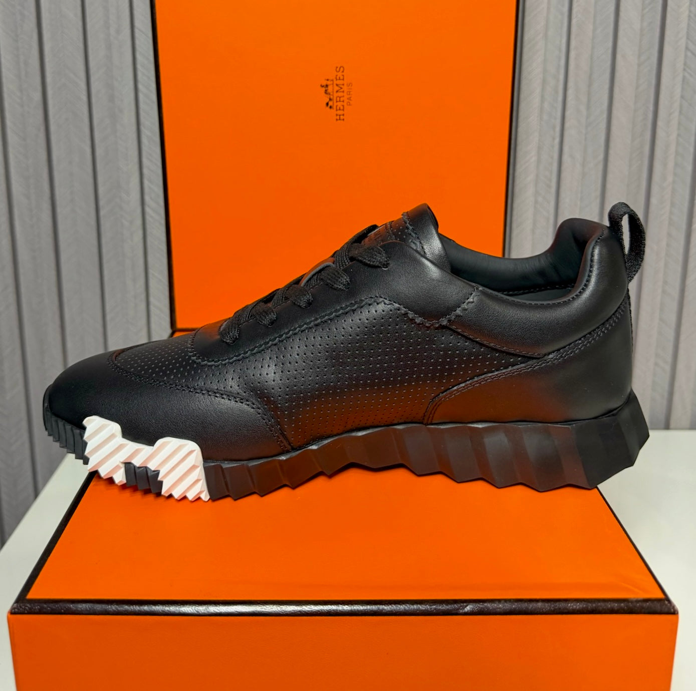 Tenis Hermes Bouncing Black