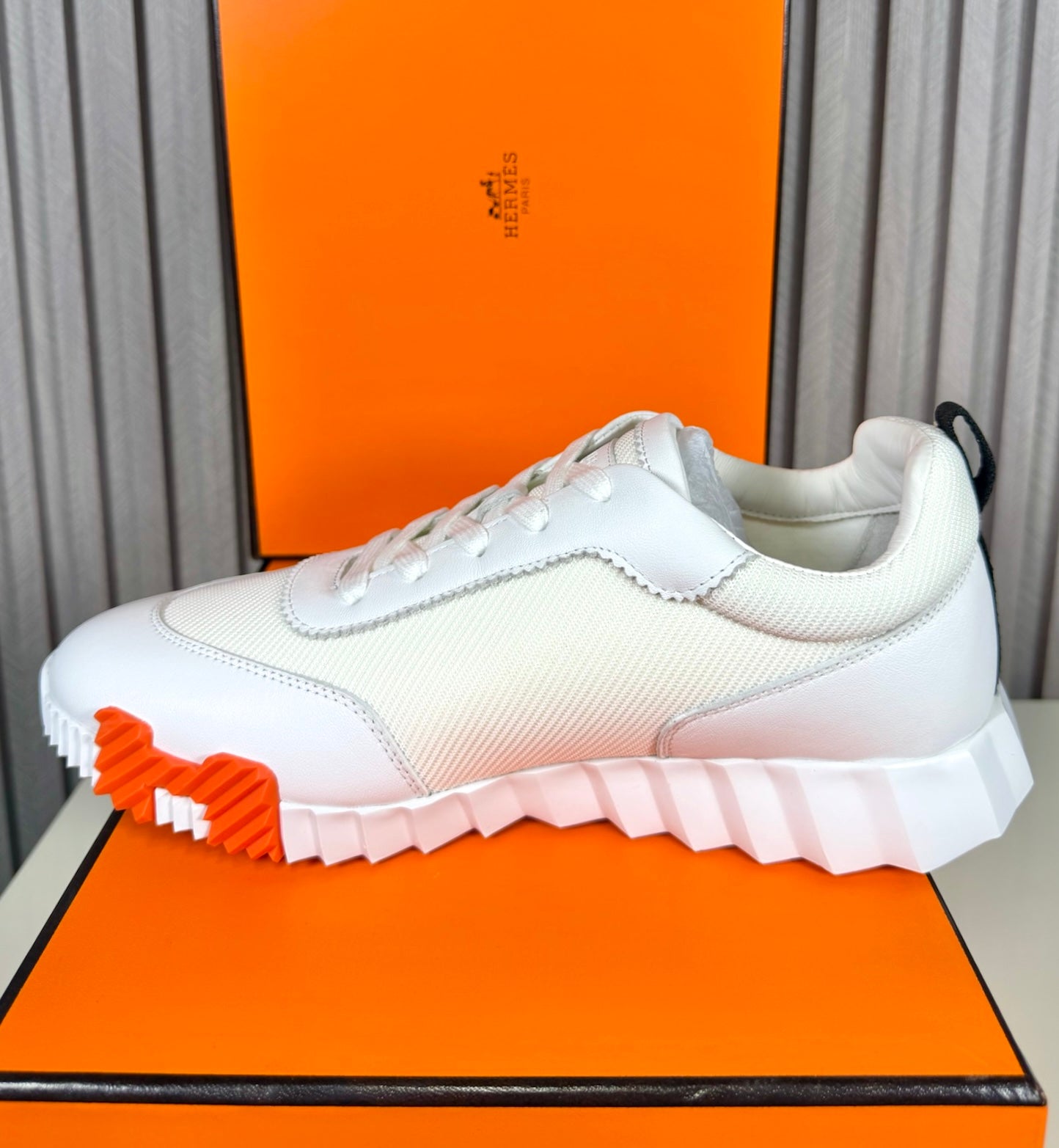 Tenis Hermes Bouncing White