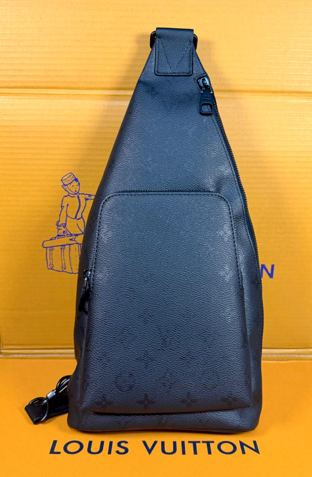 Louis Vuitton Black Bolsa Hombre