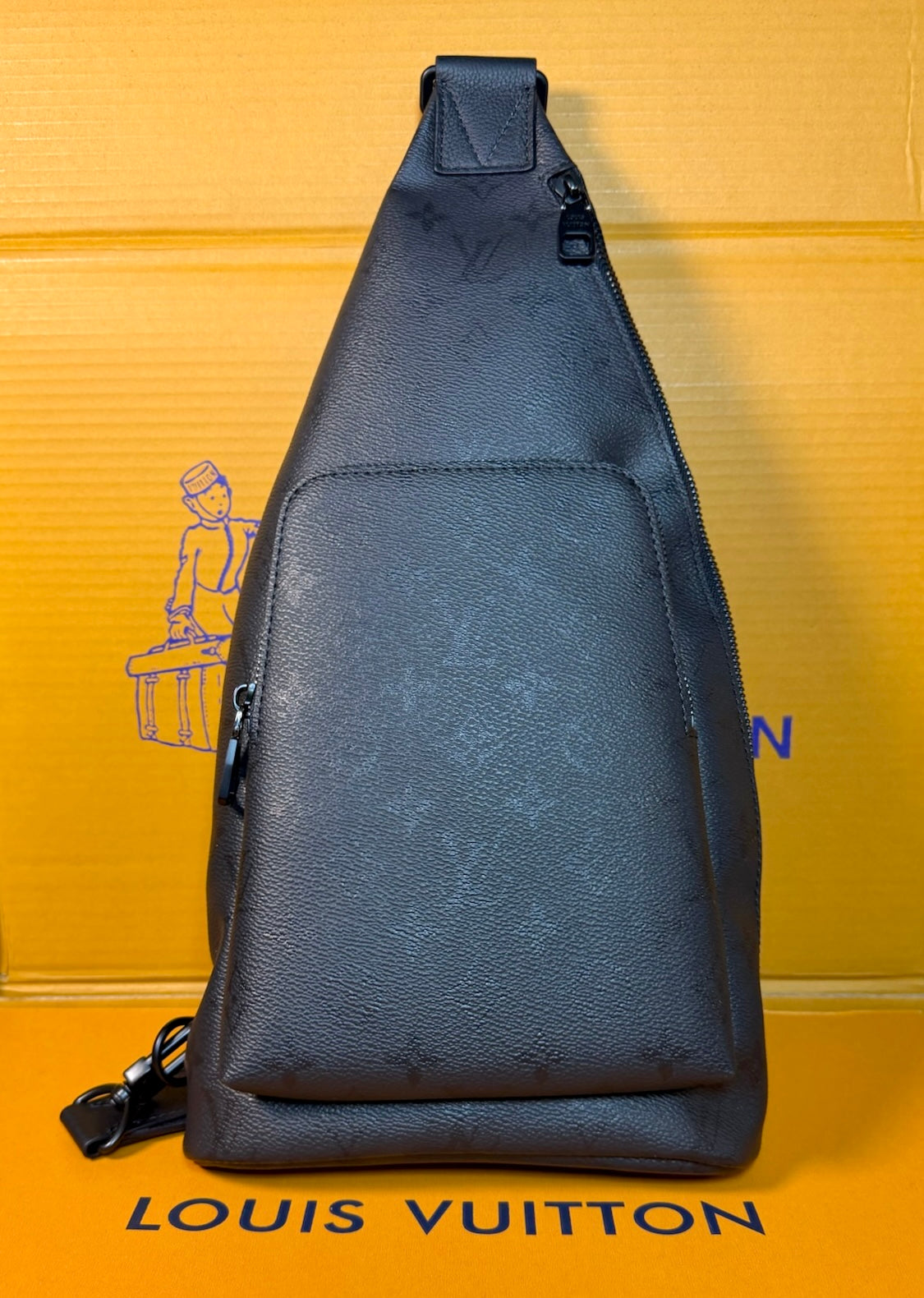 Louis Vuitton Black Bolsa Hombre