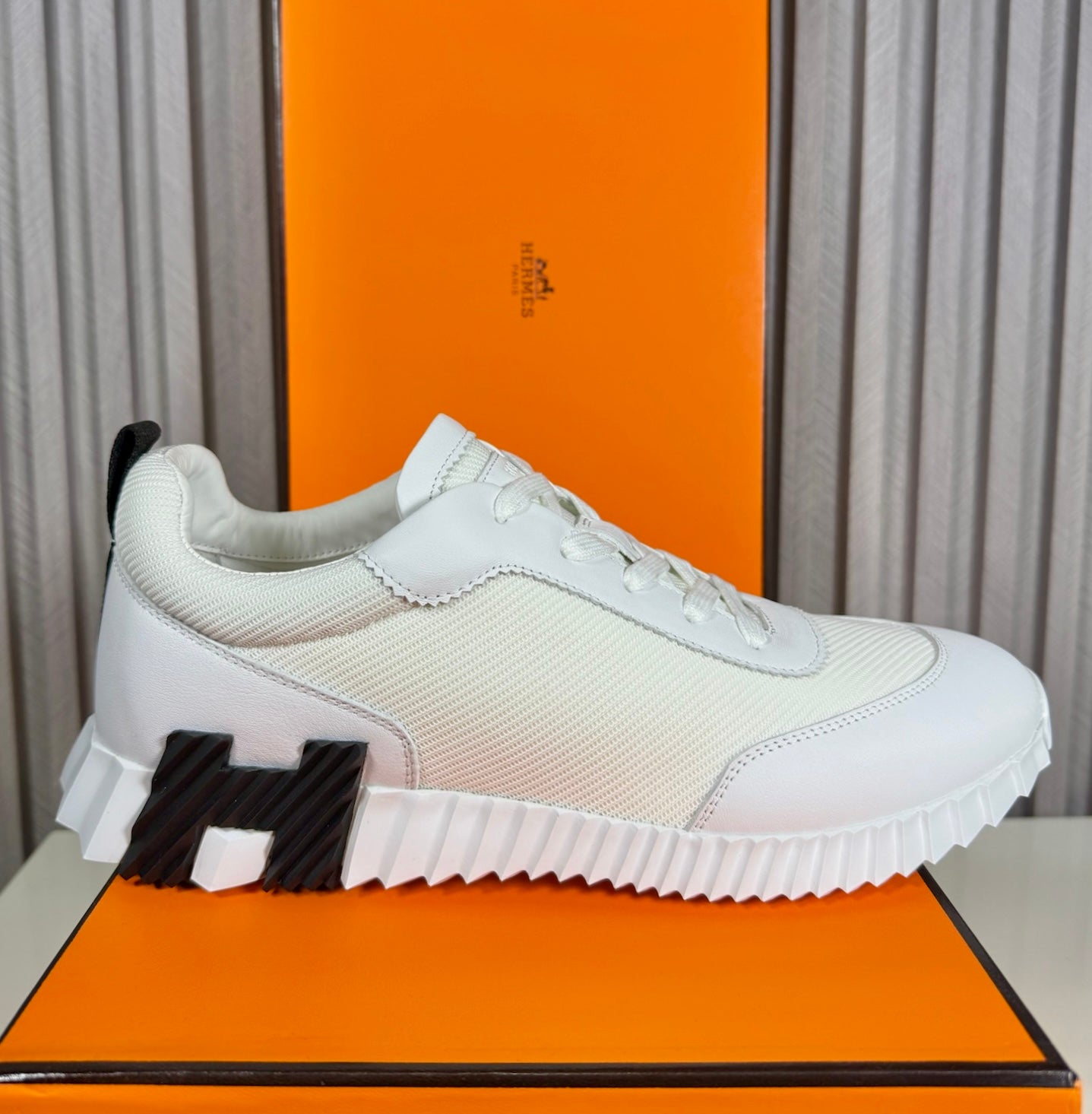 Tenis Hermes Bouncing White