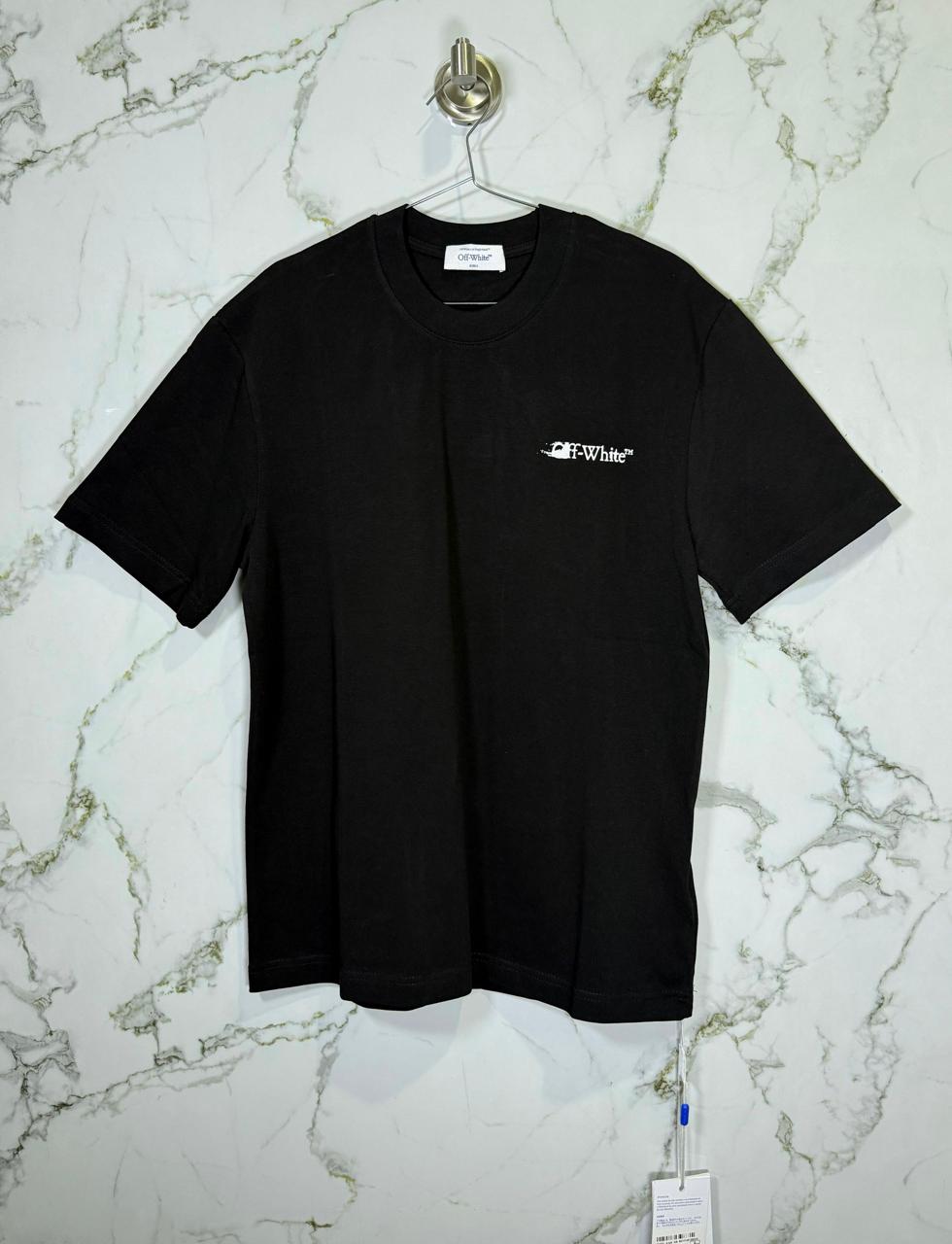 Playera 100% Algodón Off White Cuello Redondo