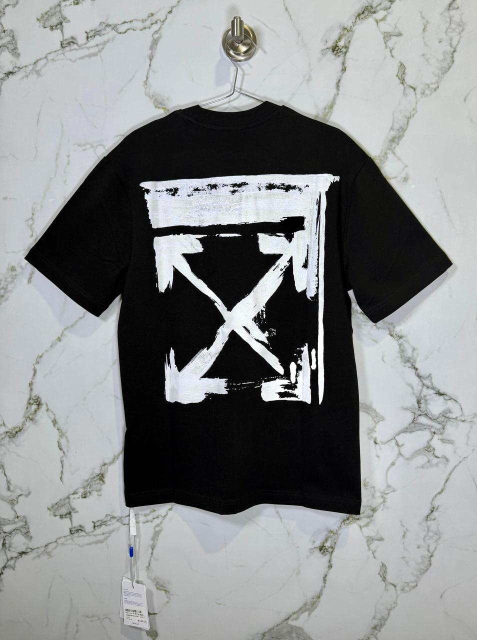 Playera 100% Algodón Off White Cuello Redondo