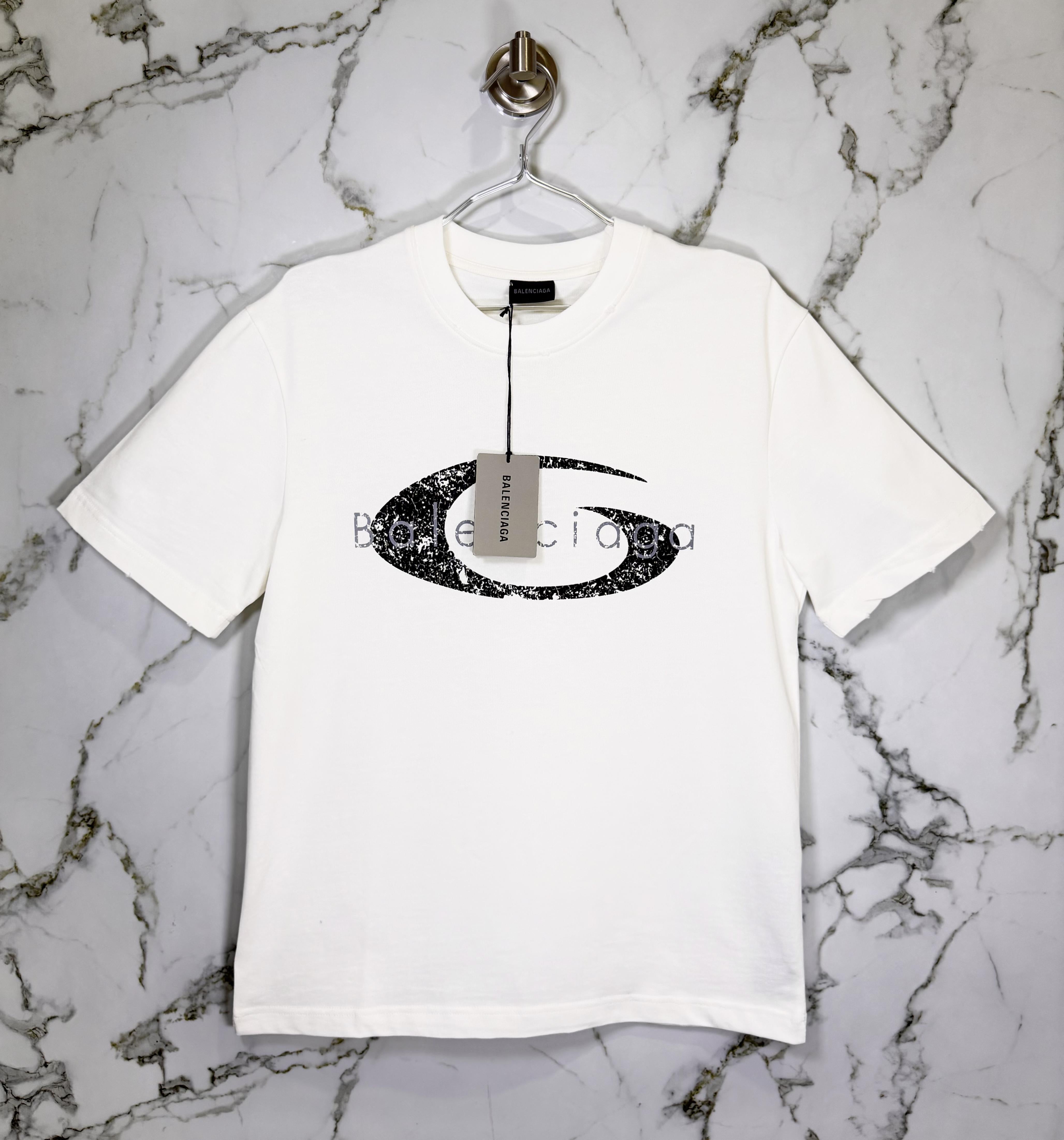 Playera 100% Algodón Balenciaga Cuello Redondo