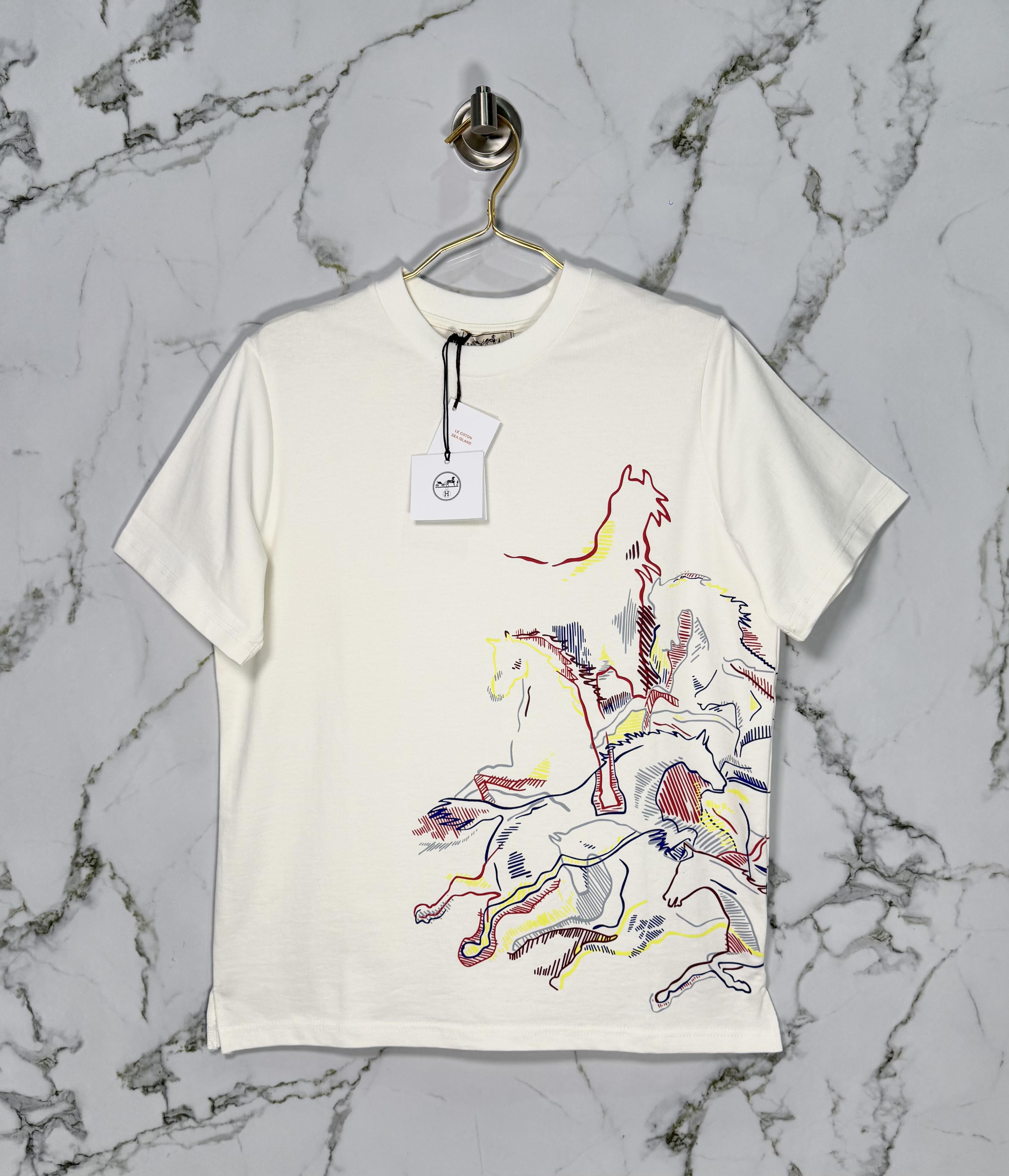 Playera Calidad Alta Hermès Cuello Redondo