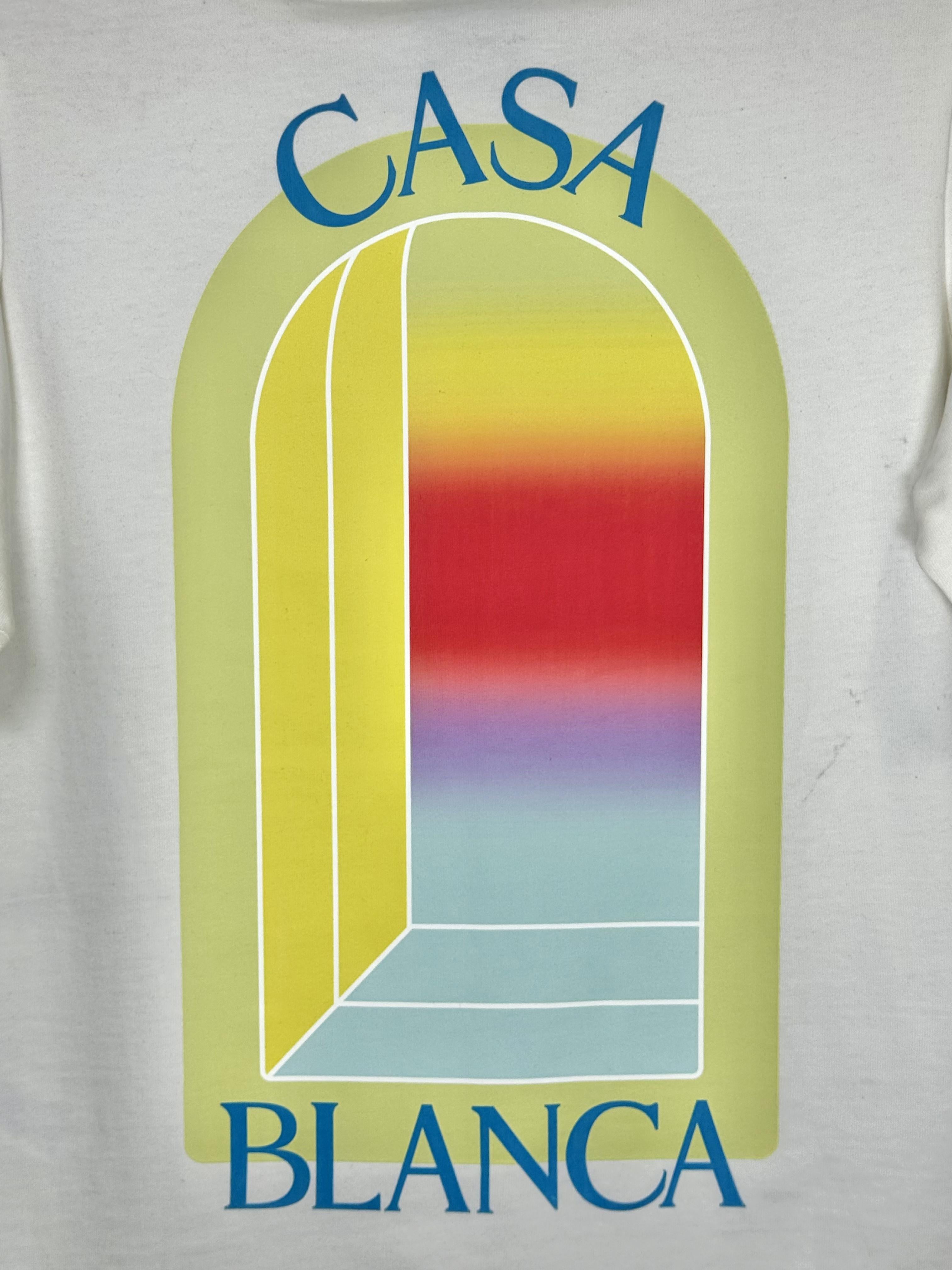 Playera Calidad Alta Casa Blanca  Cuello Redondo