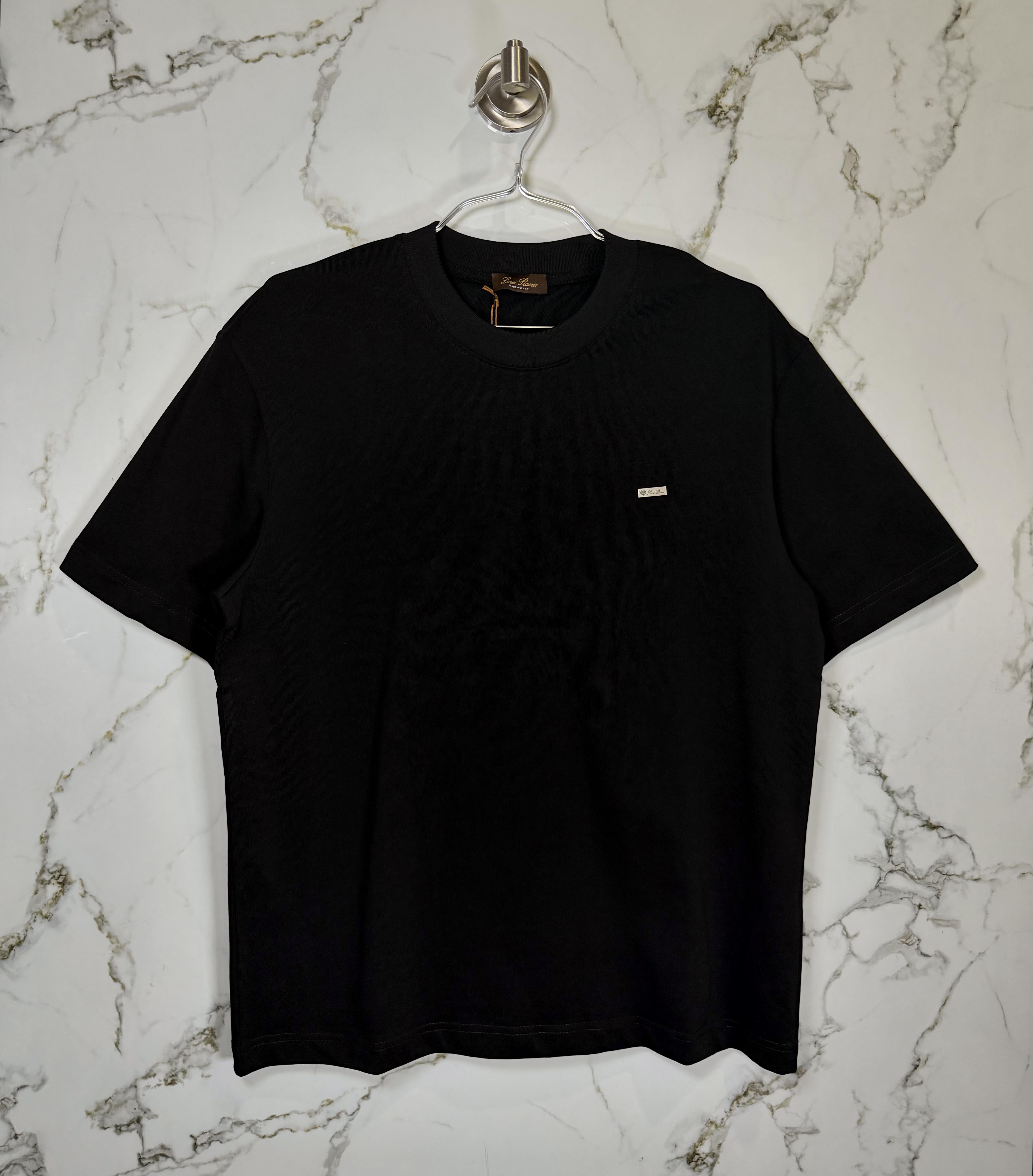 Playera 100% Algodón Loro Piana Cuello Redondo
