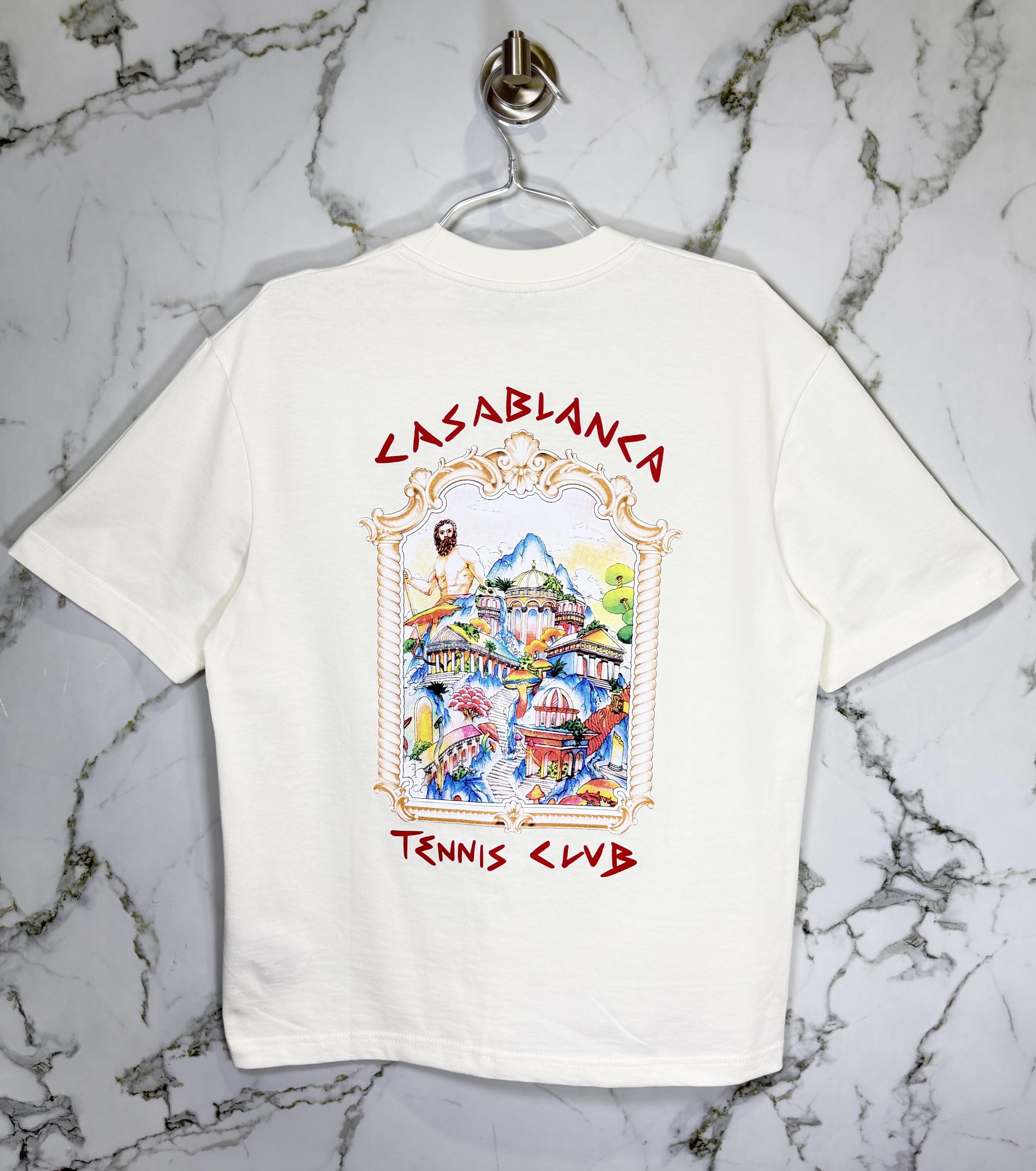Playera 100% Algodón Casa Blanca Cuello Redondo