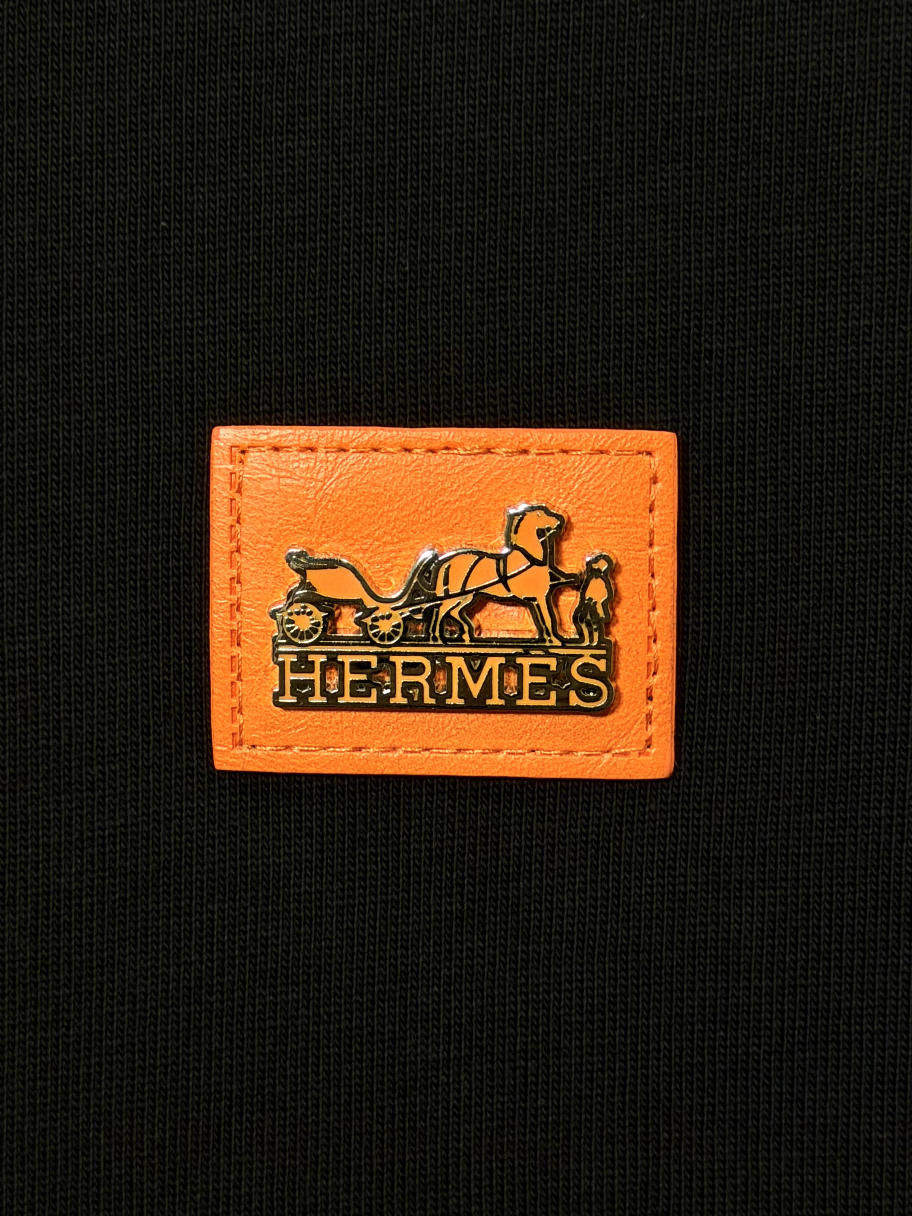 Playera 100% Algodón Hermès Cuello Redondo