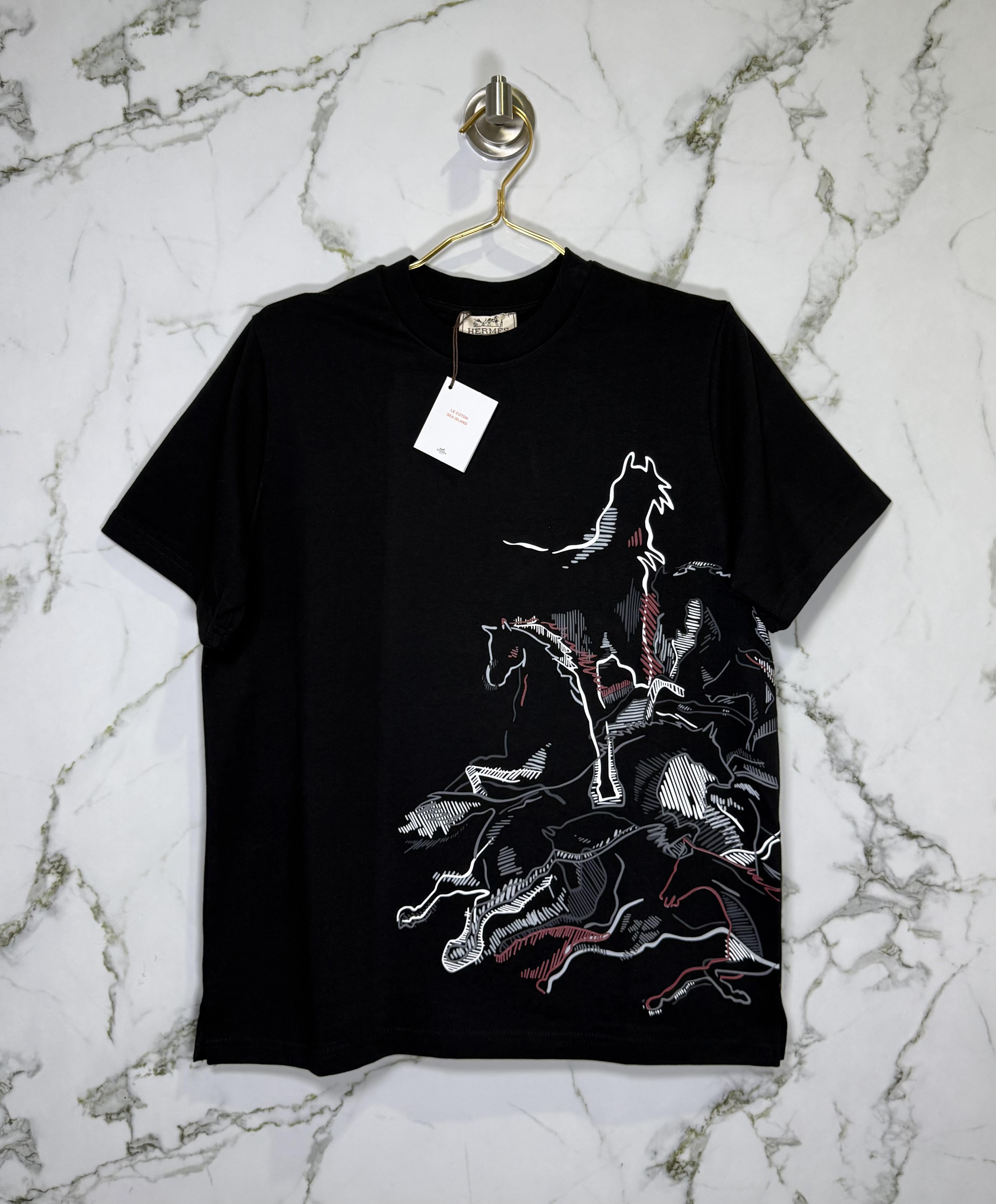 Playera Calidad Alta Hermès Cuello Redondo