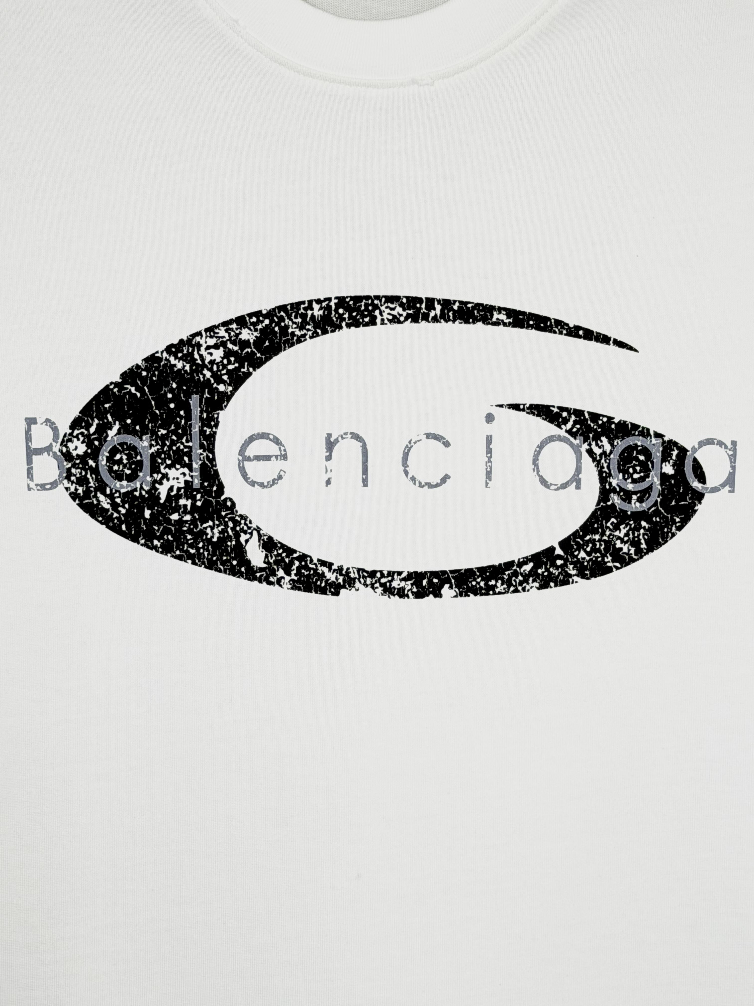 Playera 100% Algodón Balenciaga Cuello Redondo