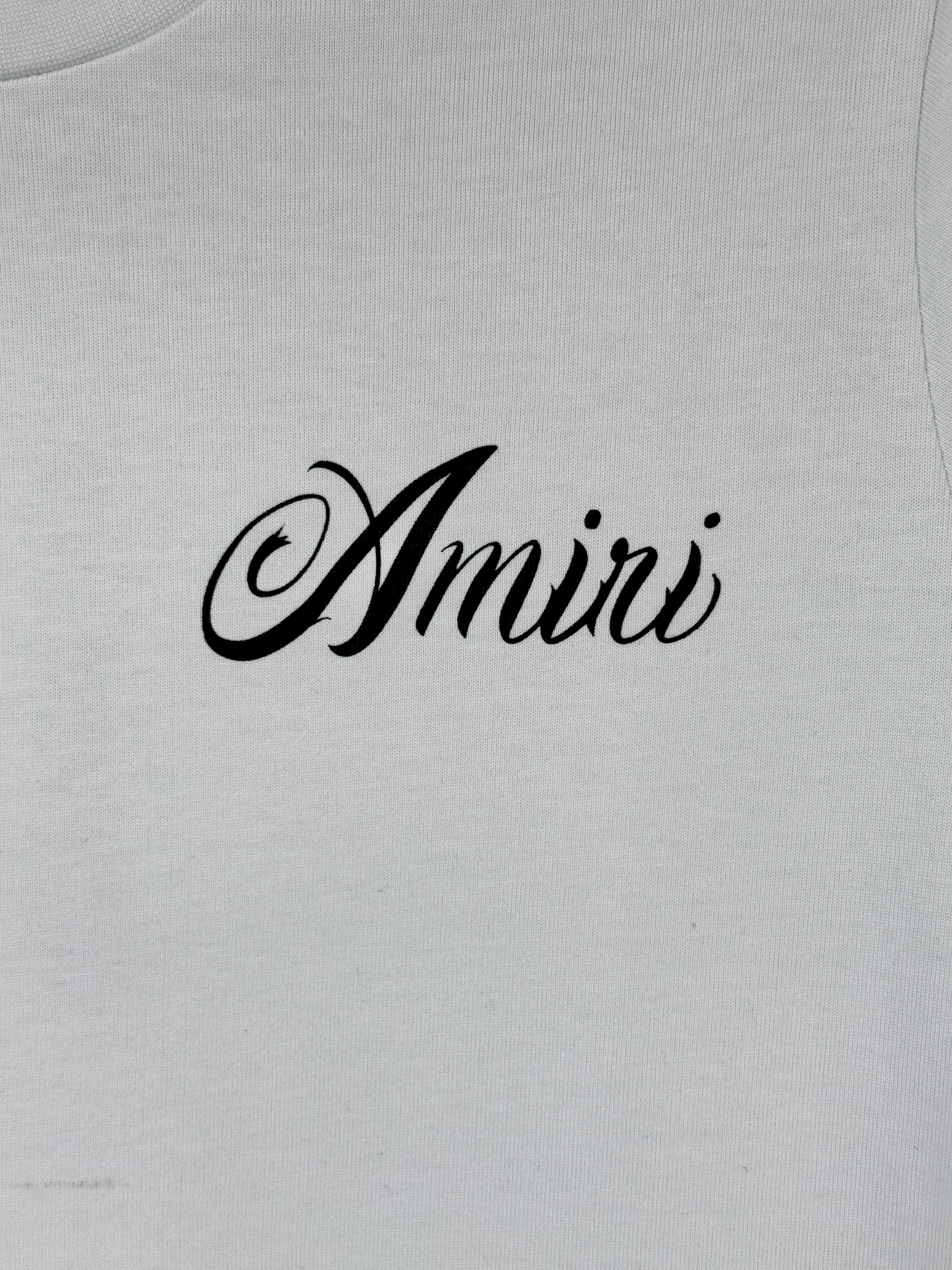 Playera Calidad Alta AMIRI Cuello Redondo
