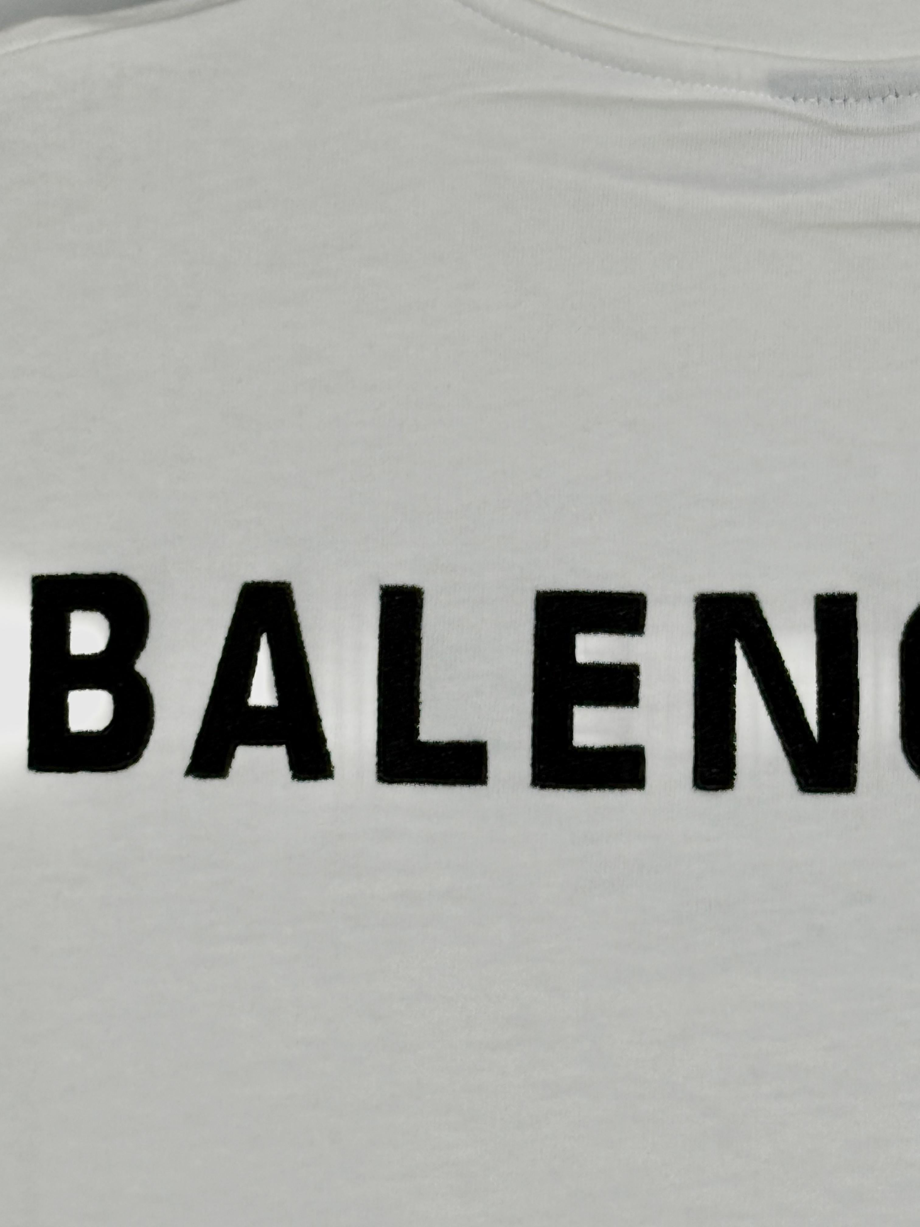 Playera Calidad Alta Balenciaga Cuello Redondo