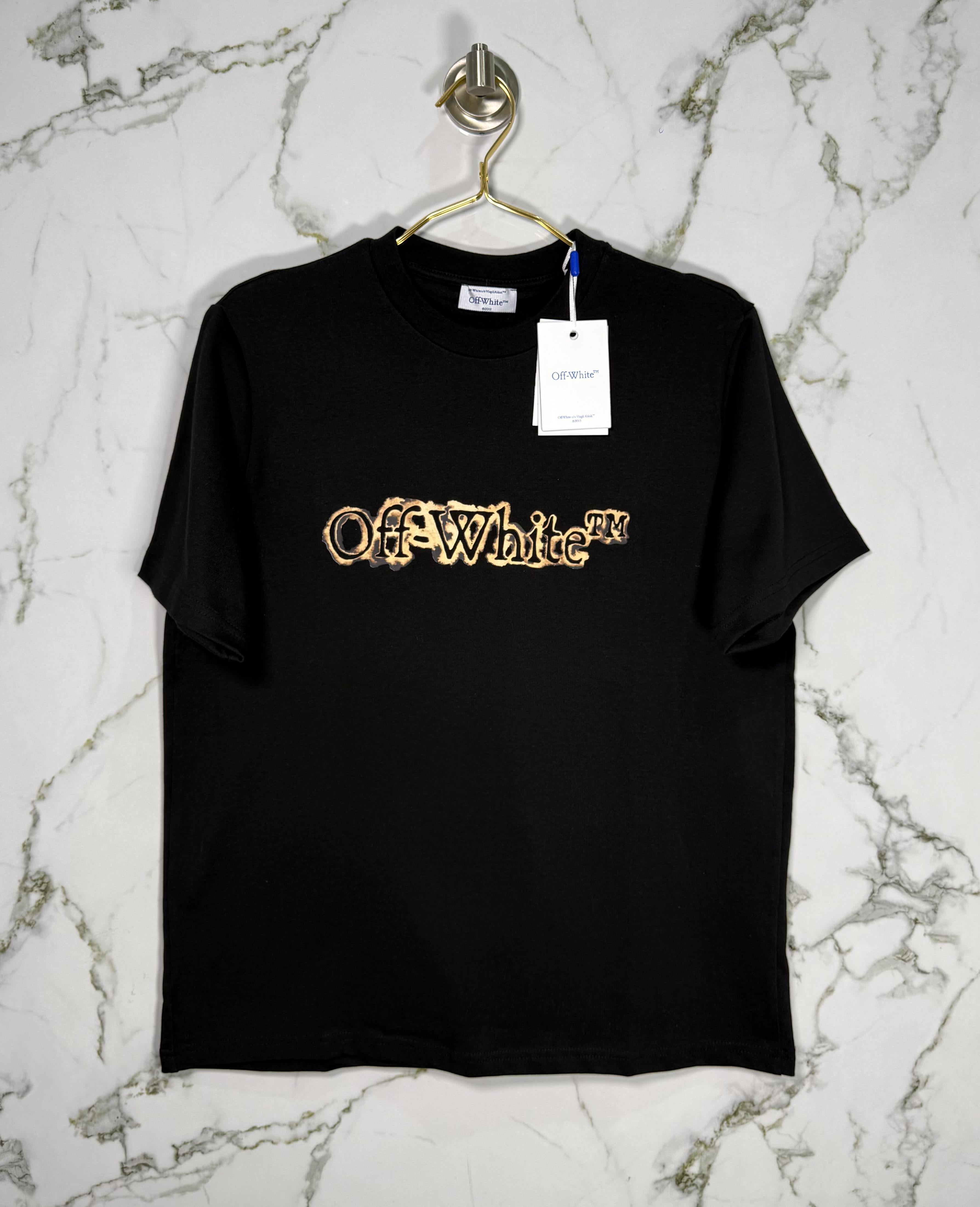 Playera Calidad Alta Off White Cuello Redondo