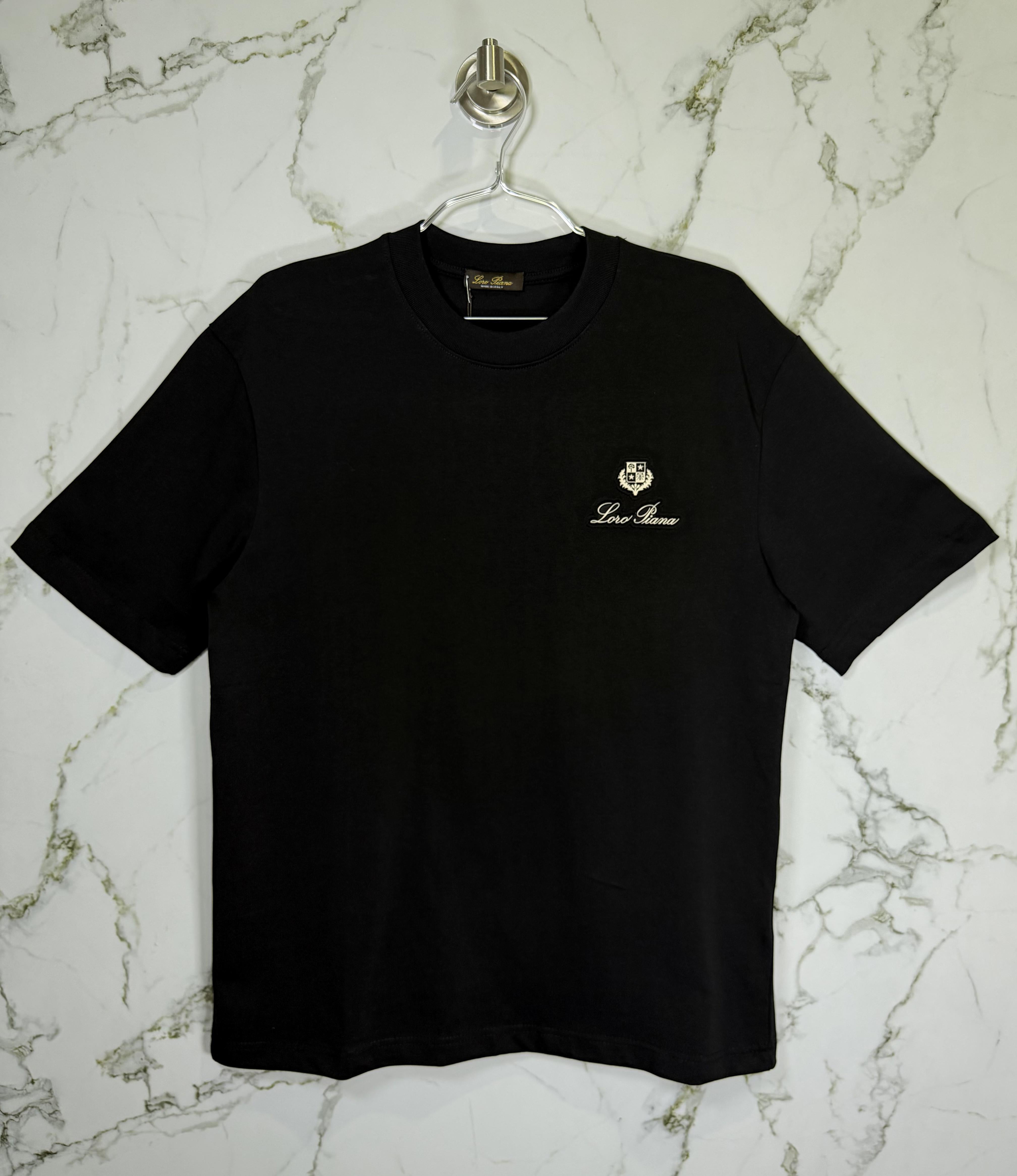 Playera 100% Algodón Loro Piana Cuello Redondo