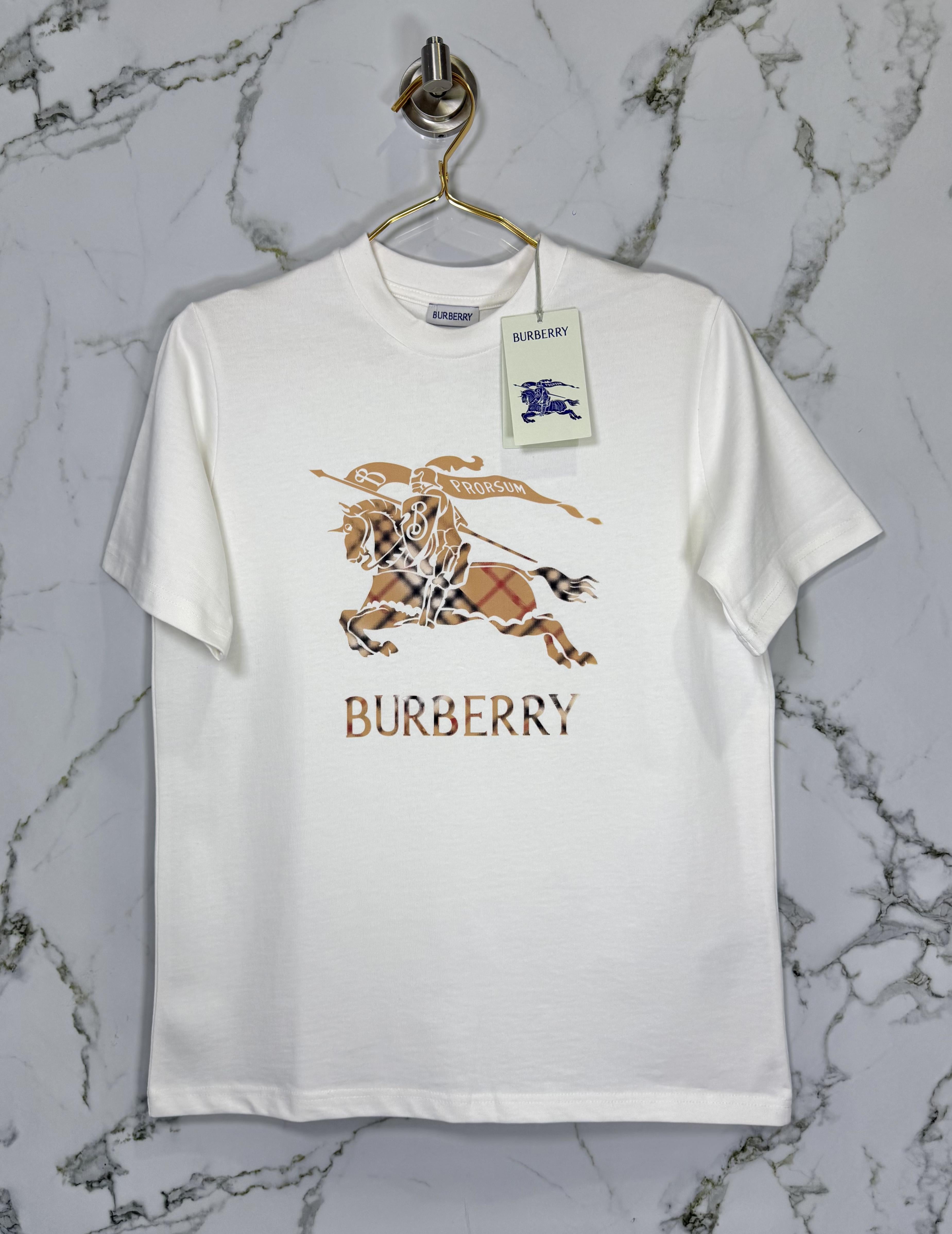 Playera Calidad Alta Burberry Cuello Redondo