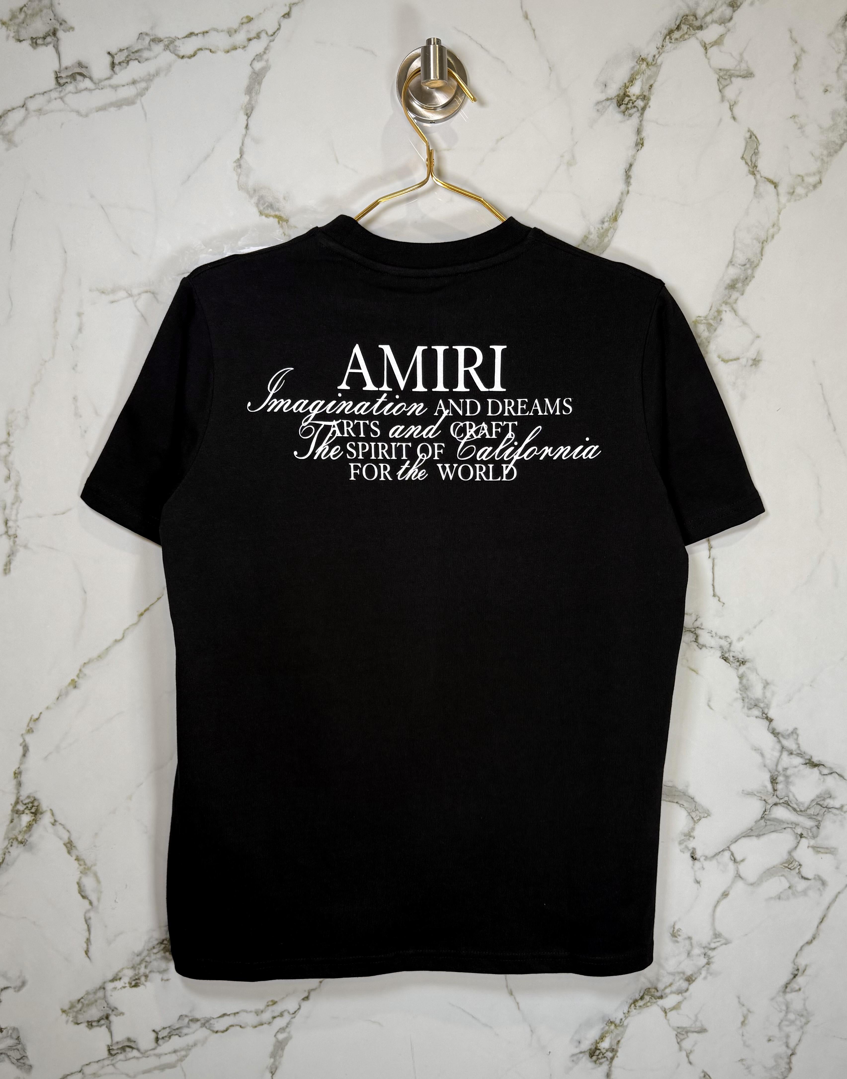 Playera Calidad Alta AMIRI Cuello Redondo