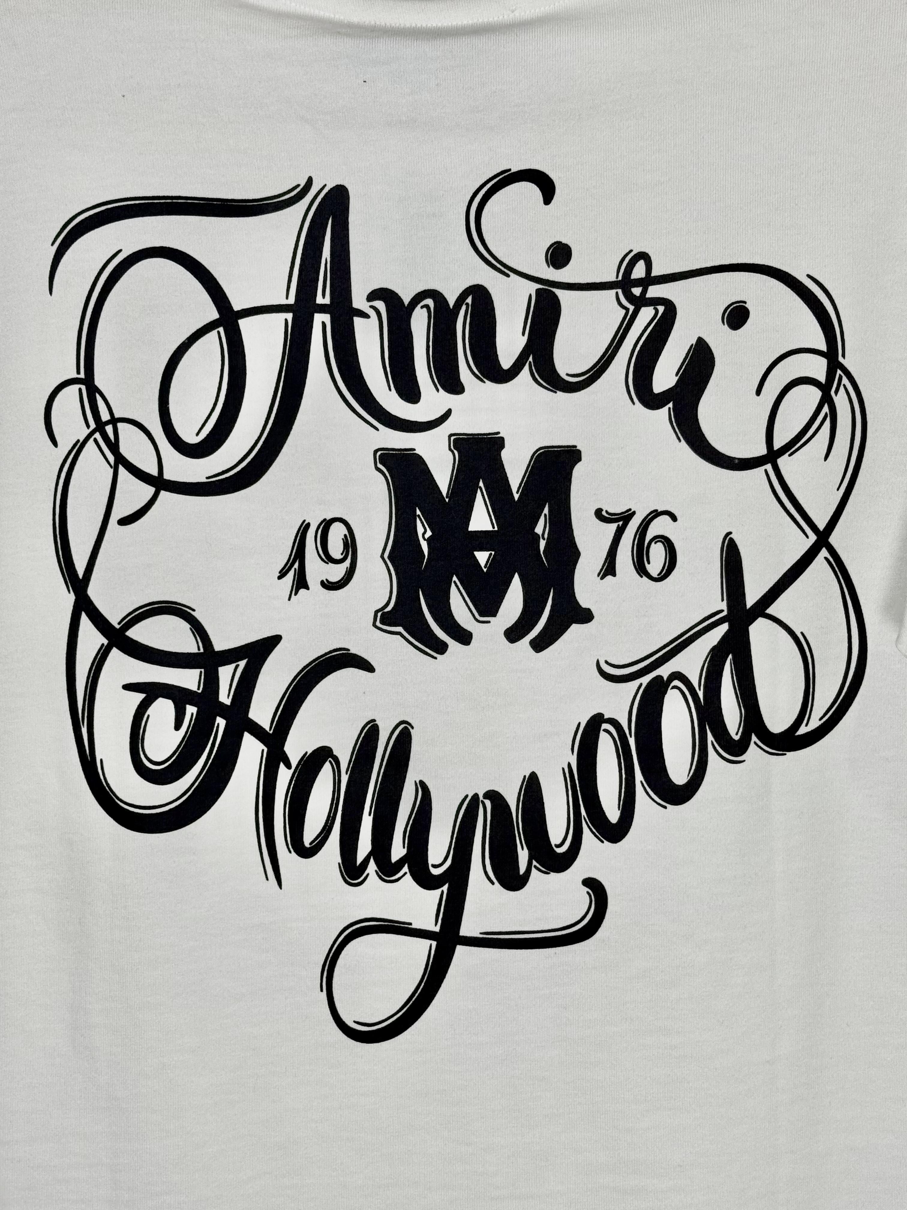 Playera Calidad Alta AMIRI Cuello Redondo