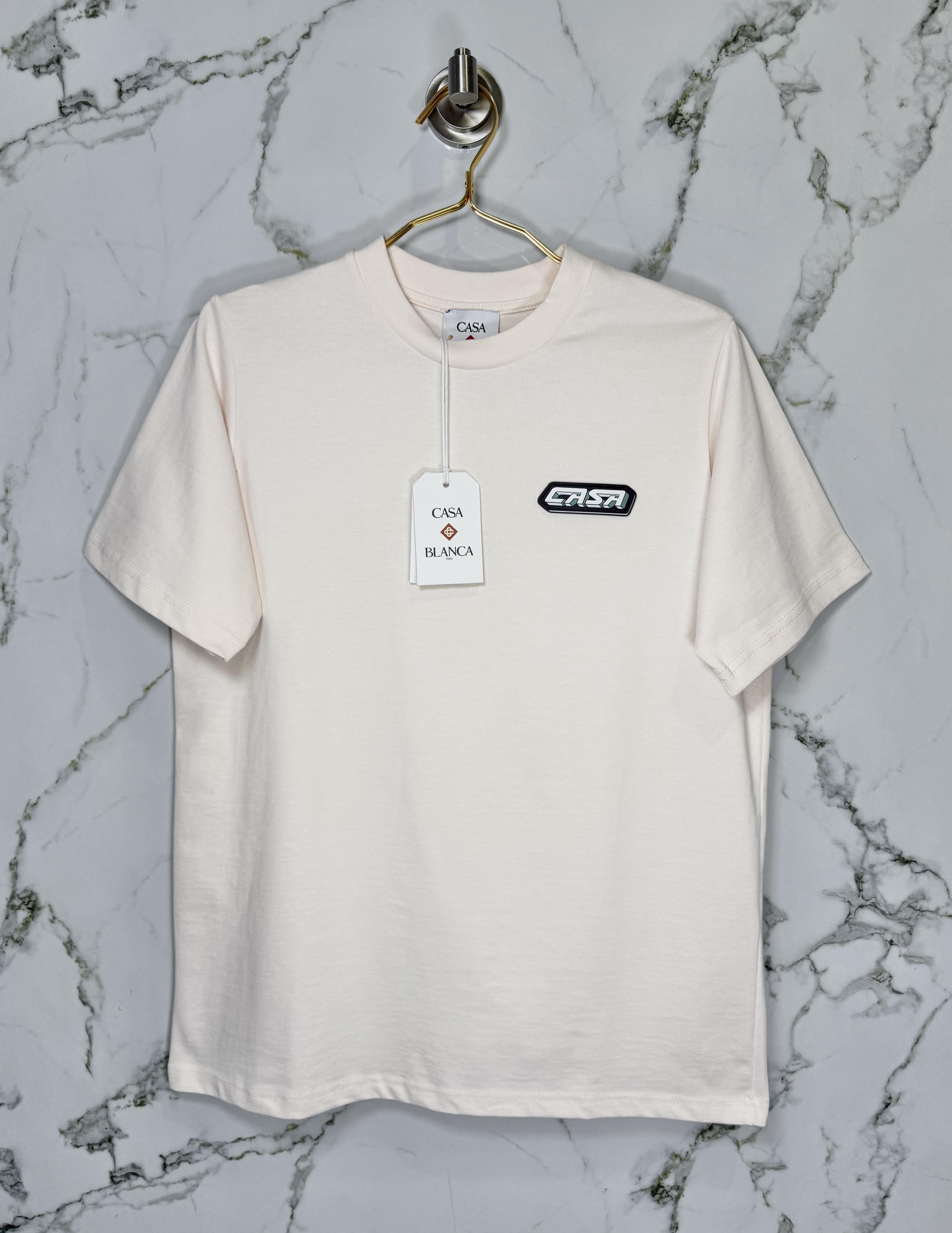 Playera Calidad Alta Casa Blanca Cuello Redondo