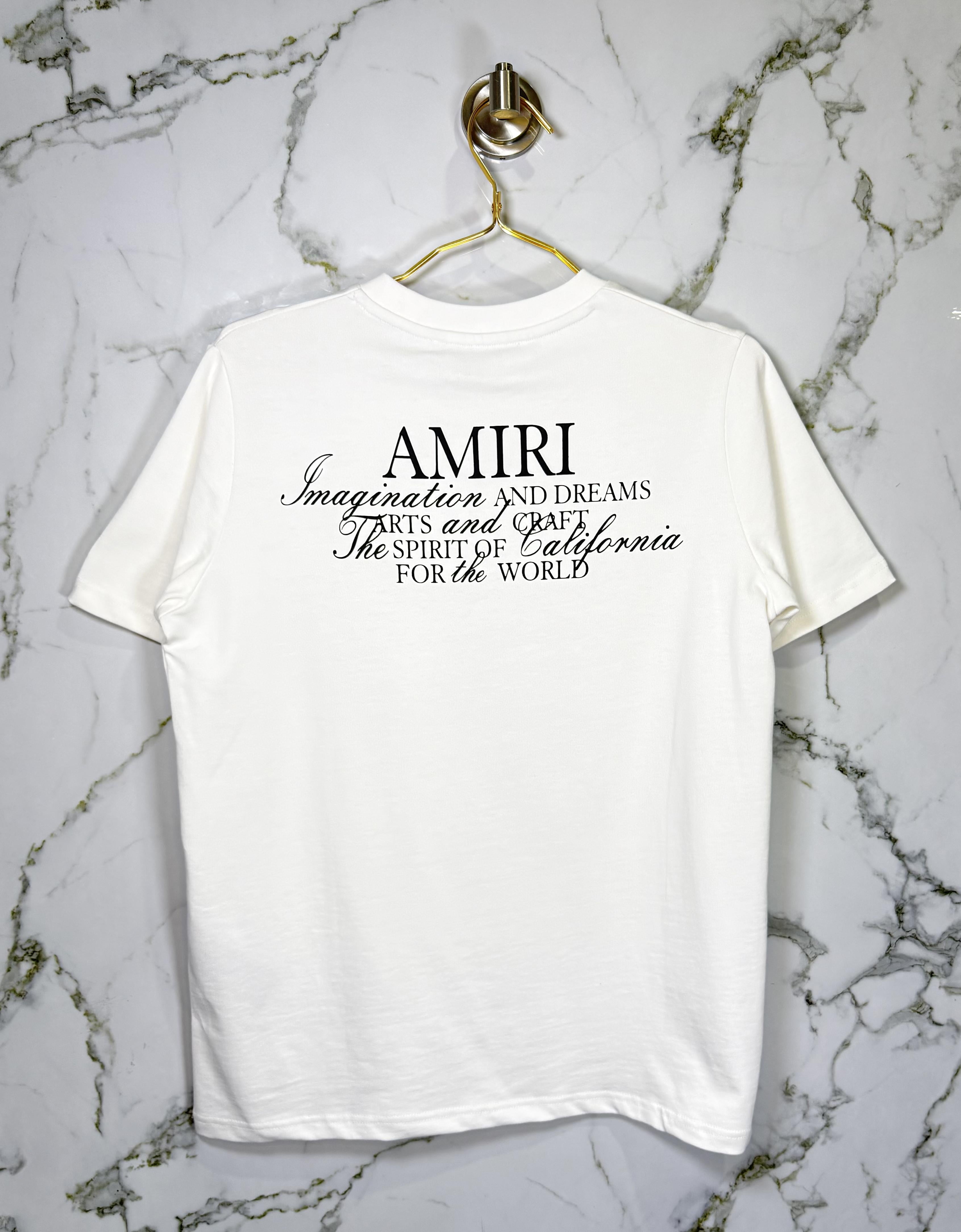 Playera Calidad Alta AMIRI Cuello Redondo