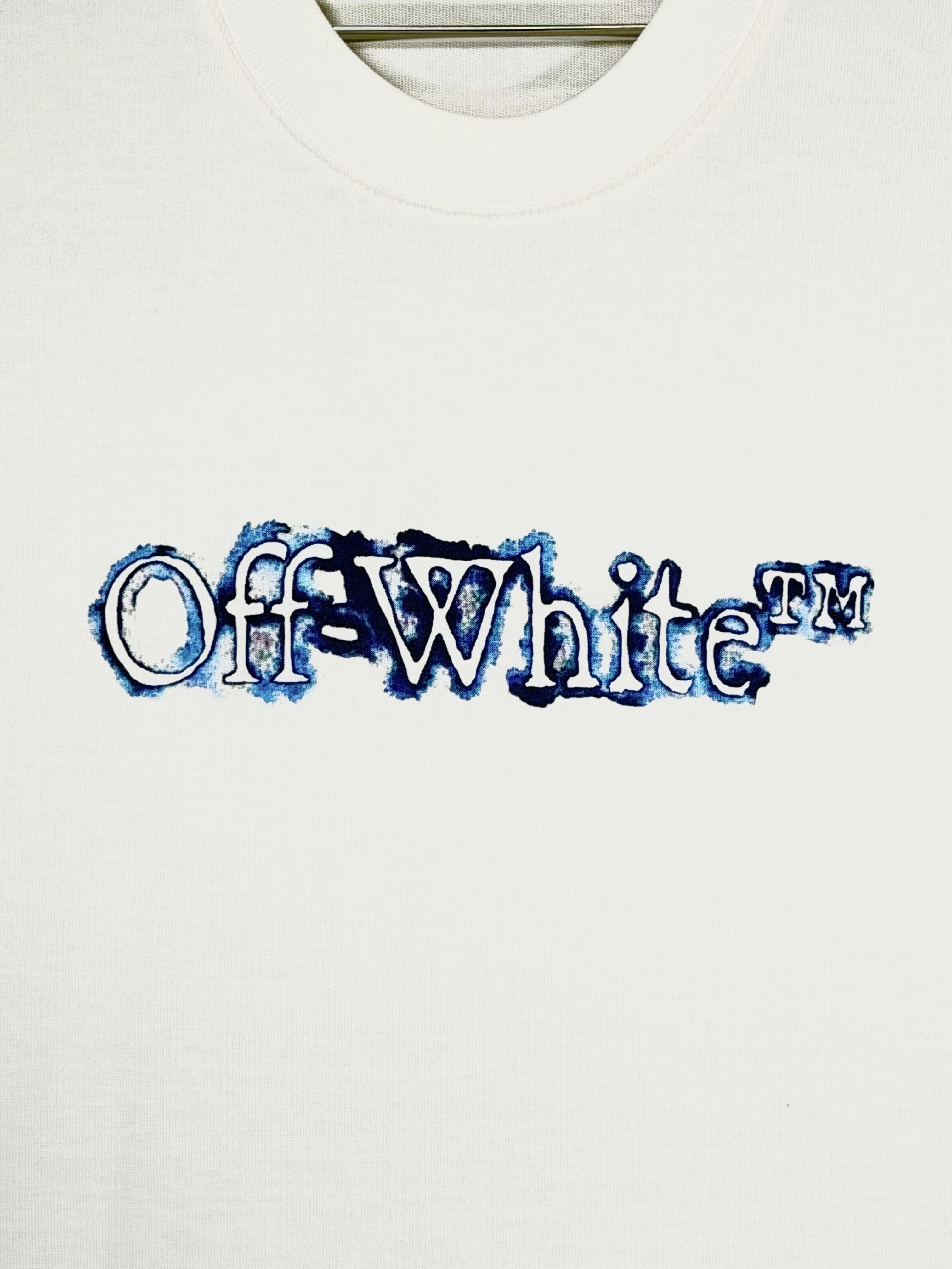 Playera 100% Algodón Off White Cuello Redondo