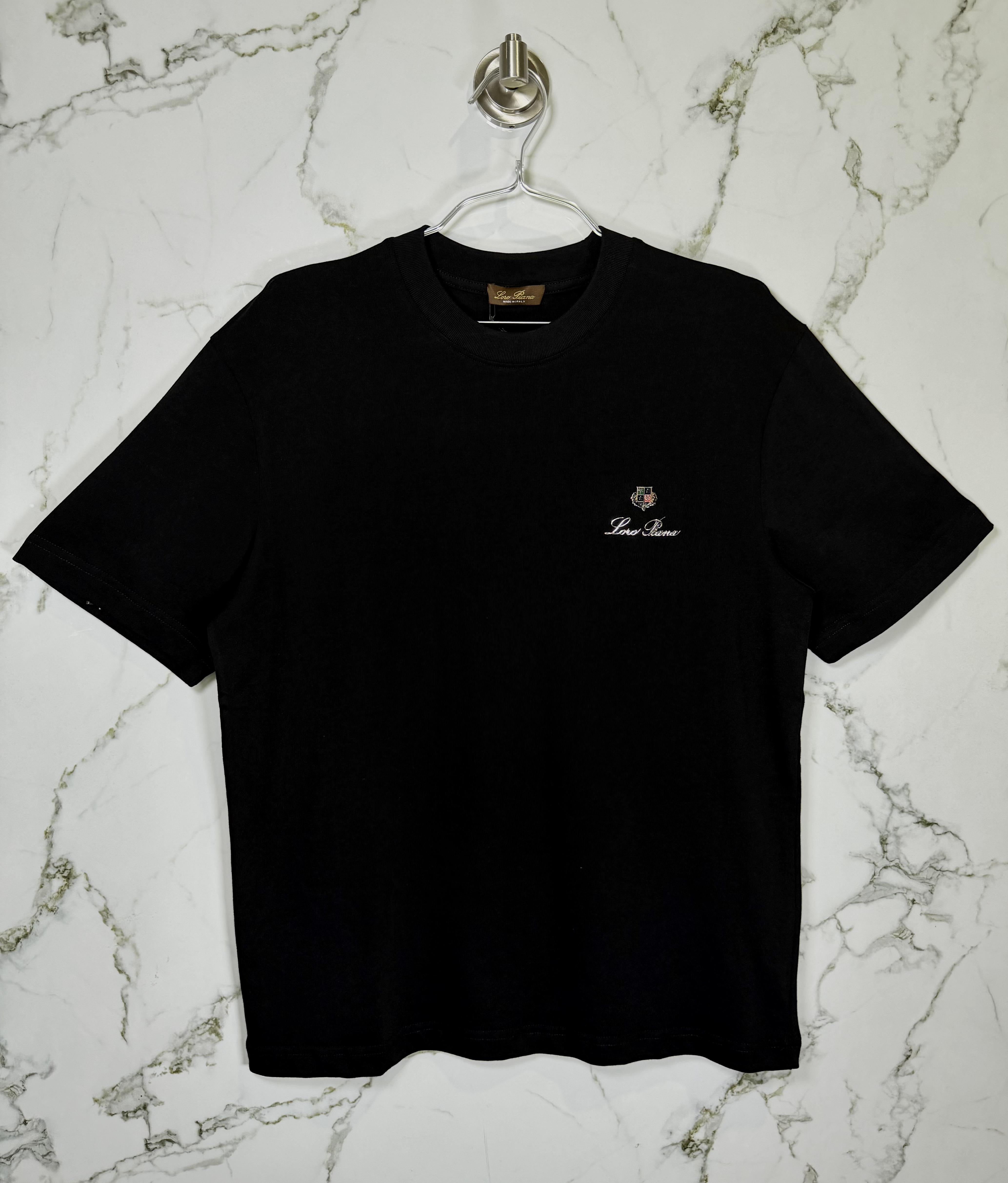 Playera 100% Algodón Loro Piana Cuello Redondo