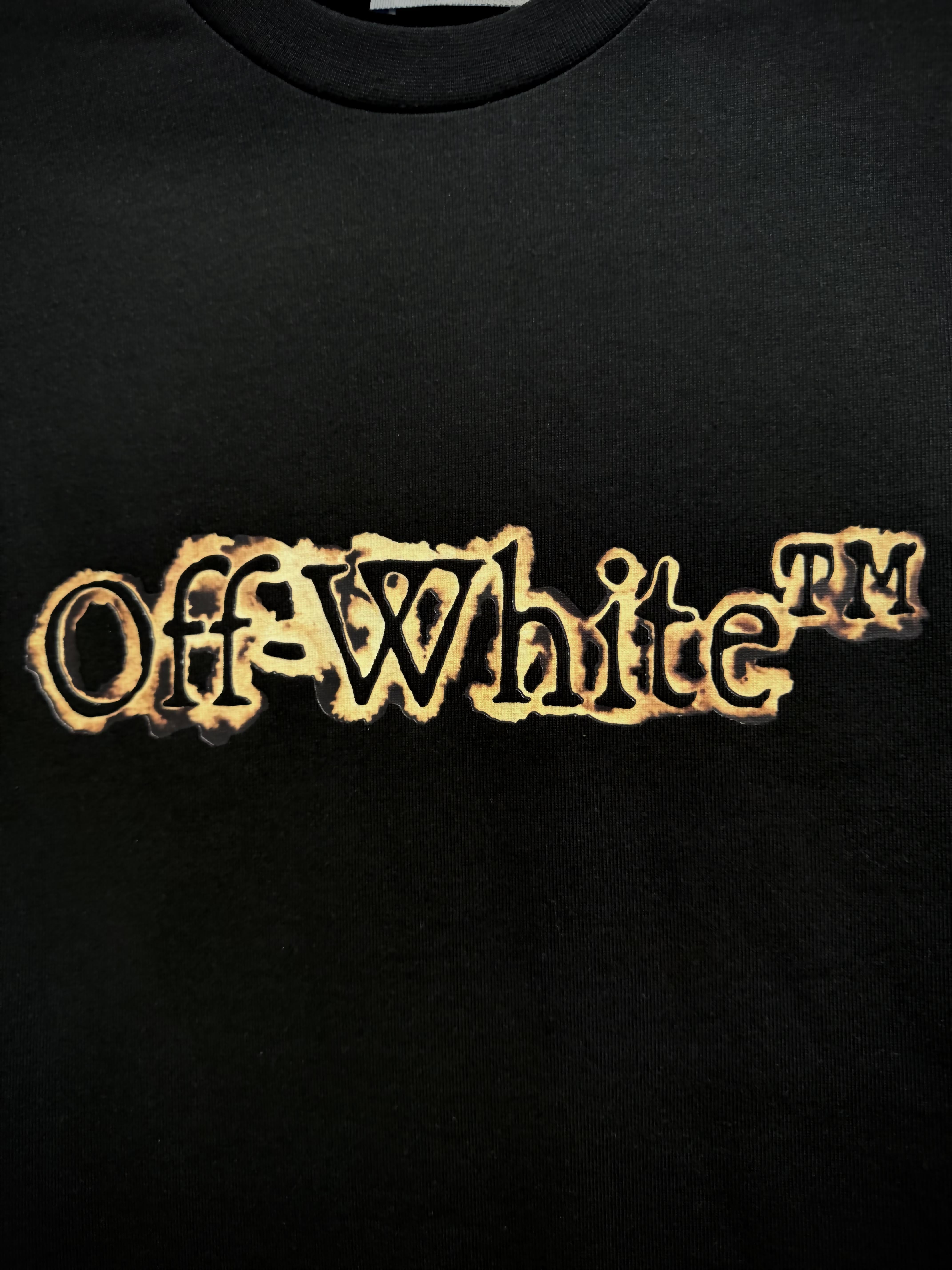 Playera Calidad Alta Off White Cuello Redondo