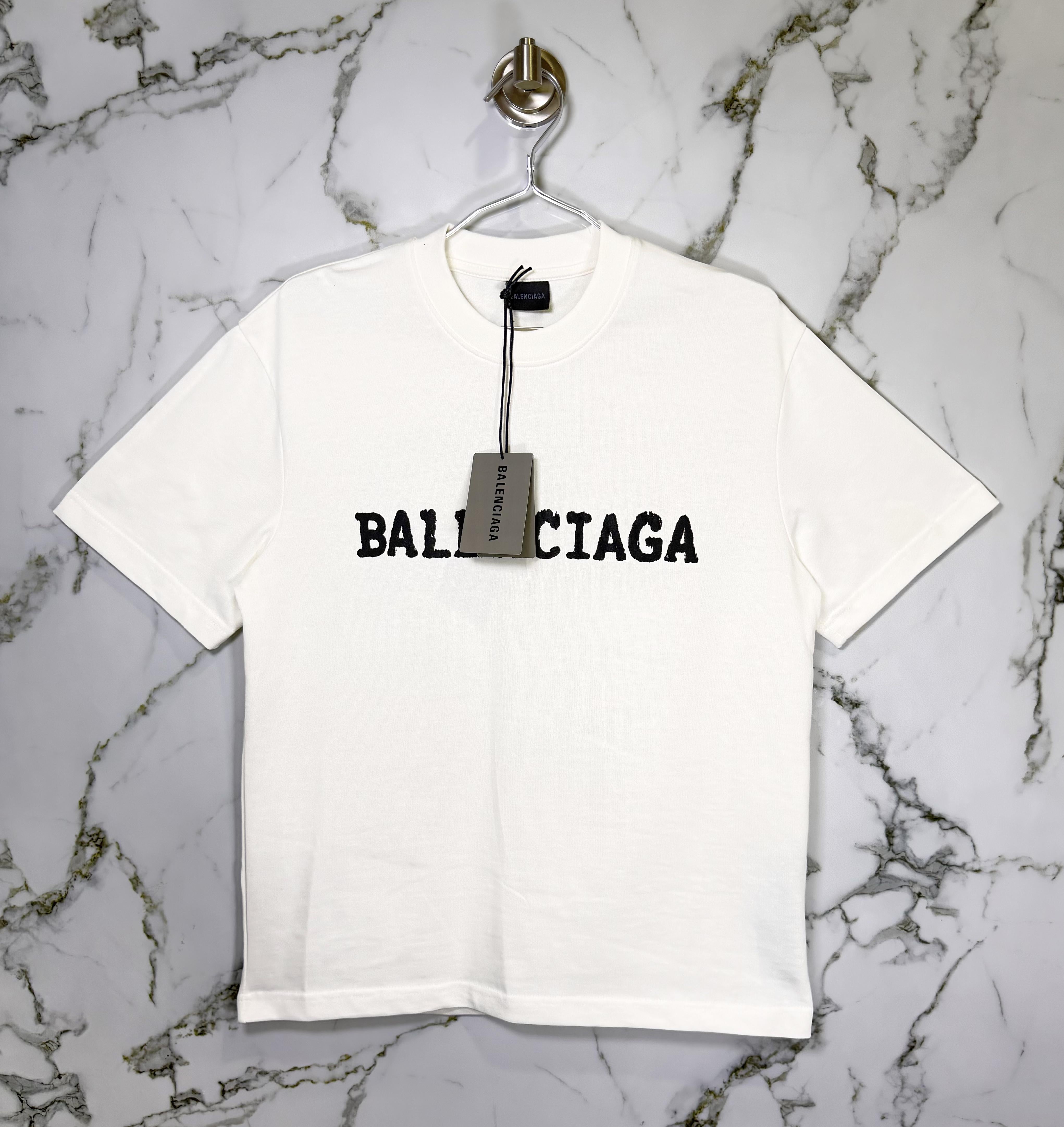 Playera 100% Algodón Balenciaga Cuello Redondo