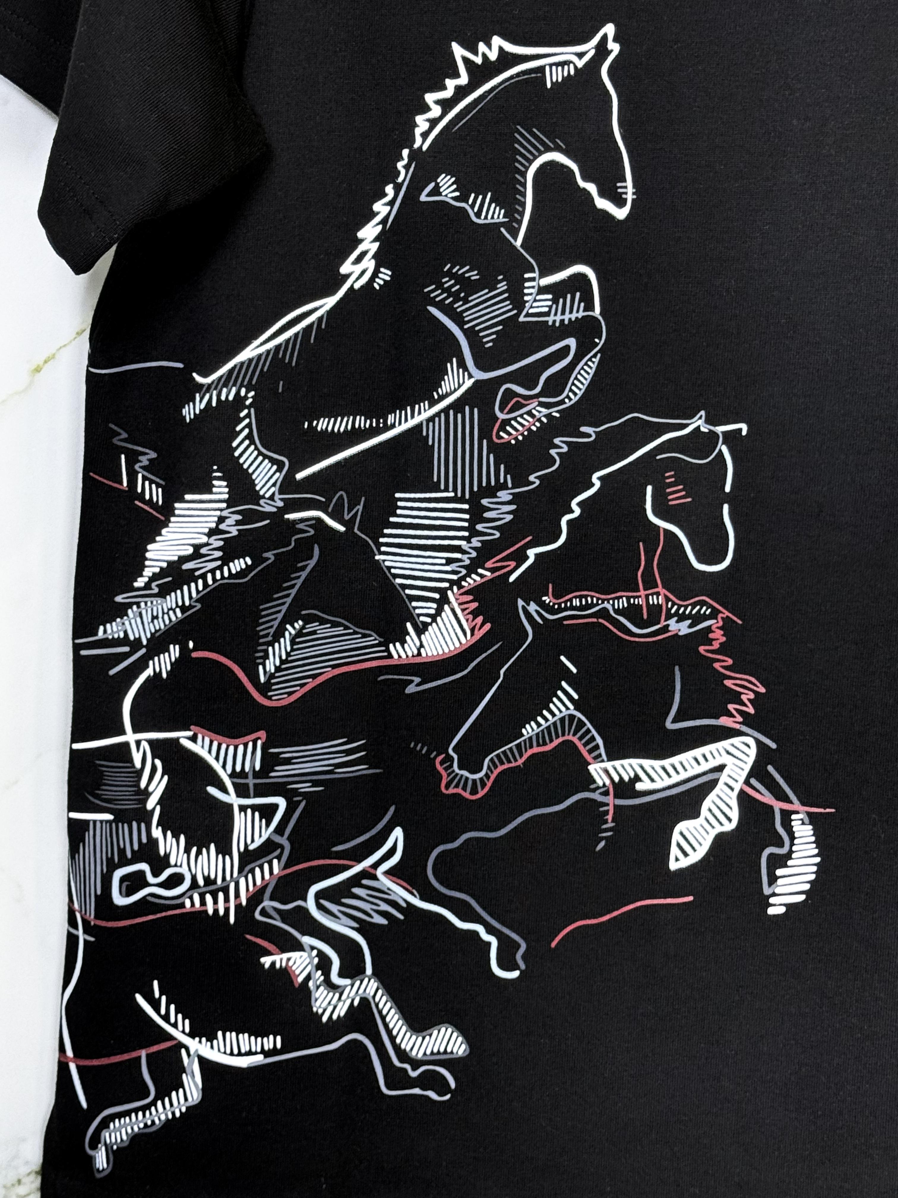 Playera Calidad Alta Hermès Cuello Redondo