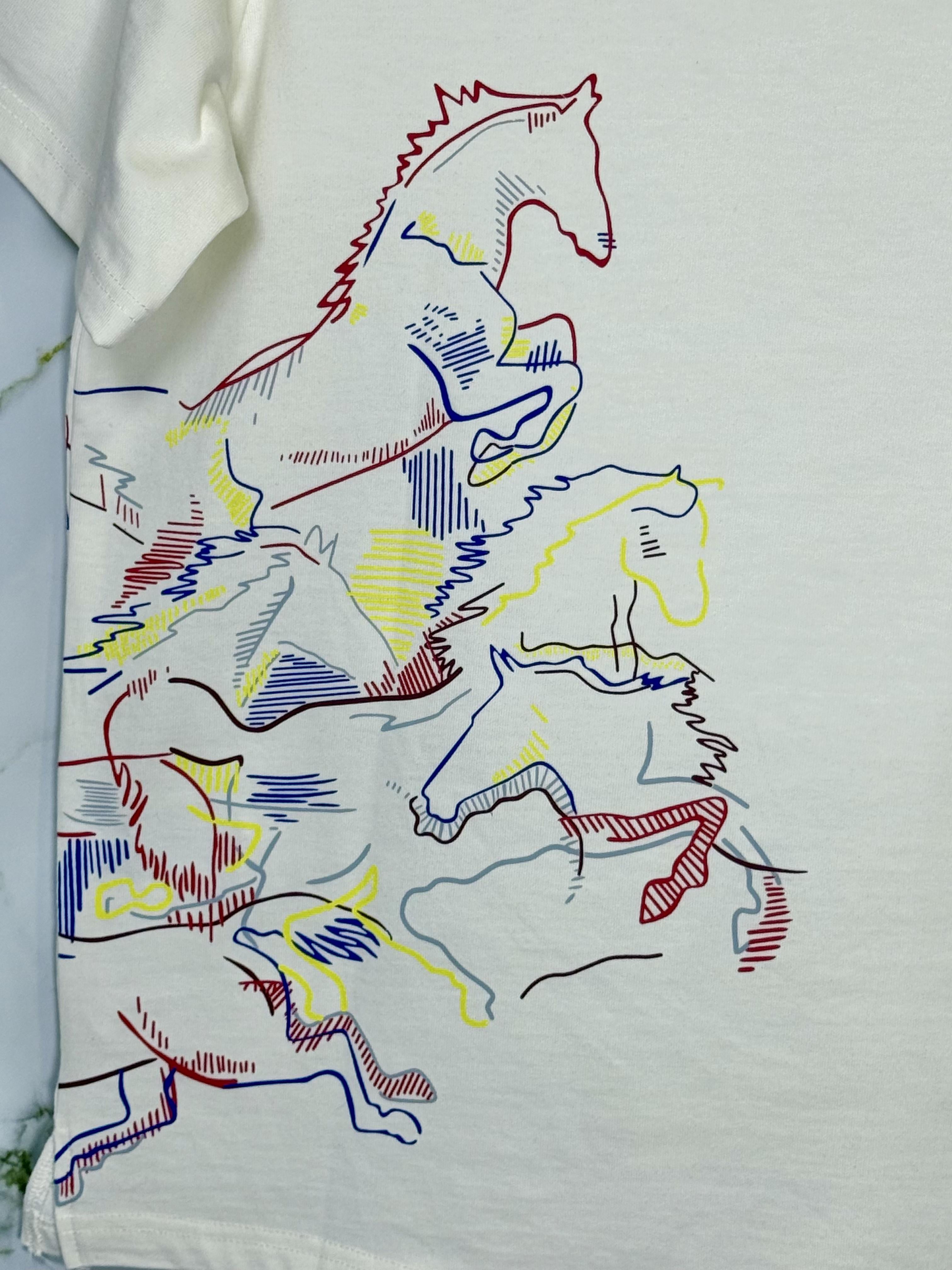 Playera Calidad Alta Hermès Cuello Redondo