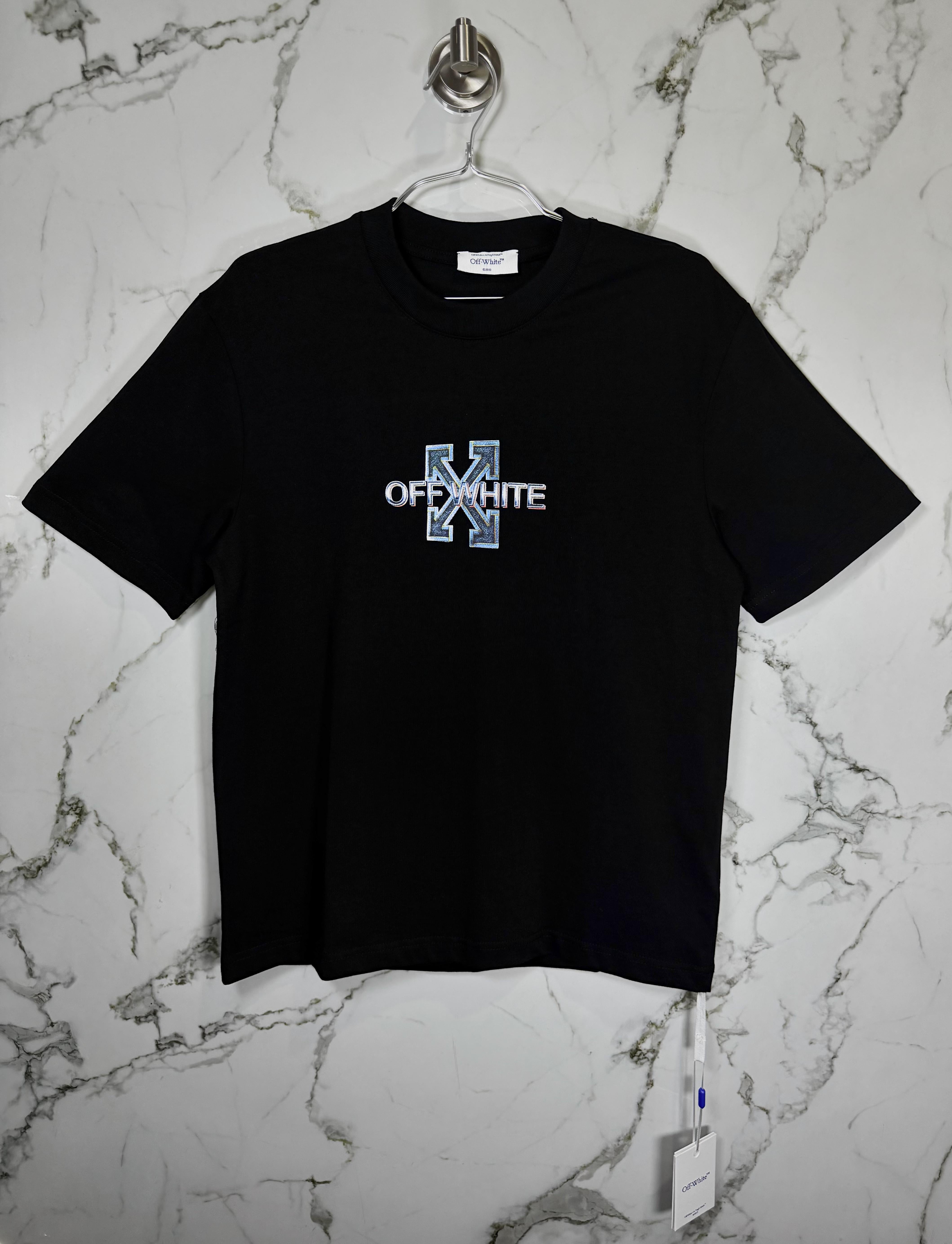 Playera 100% Algodón Off White Cuello Redondo